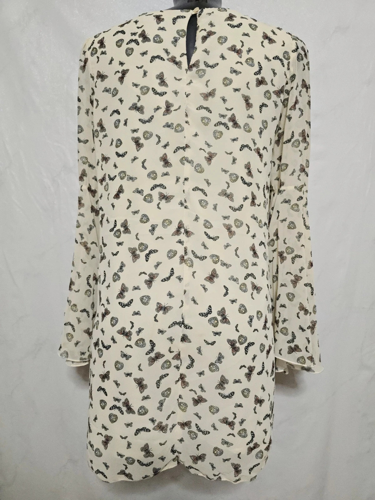 Vestido estampada 54 cm ancho sisa – Red Herring – taille L / 40 / 12 4
