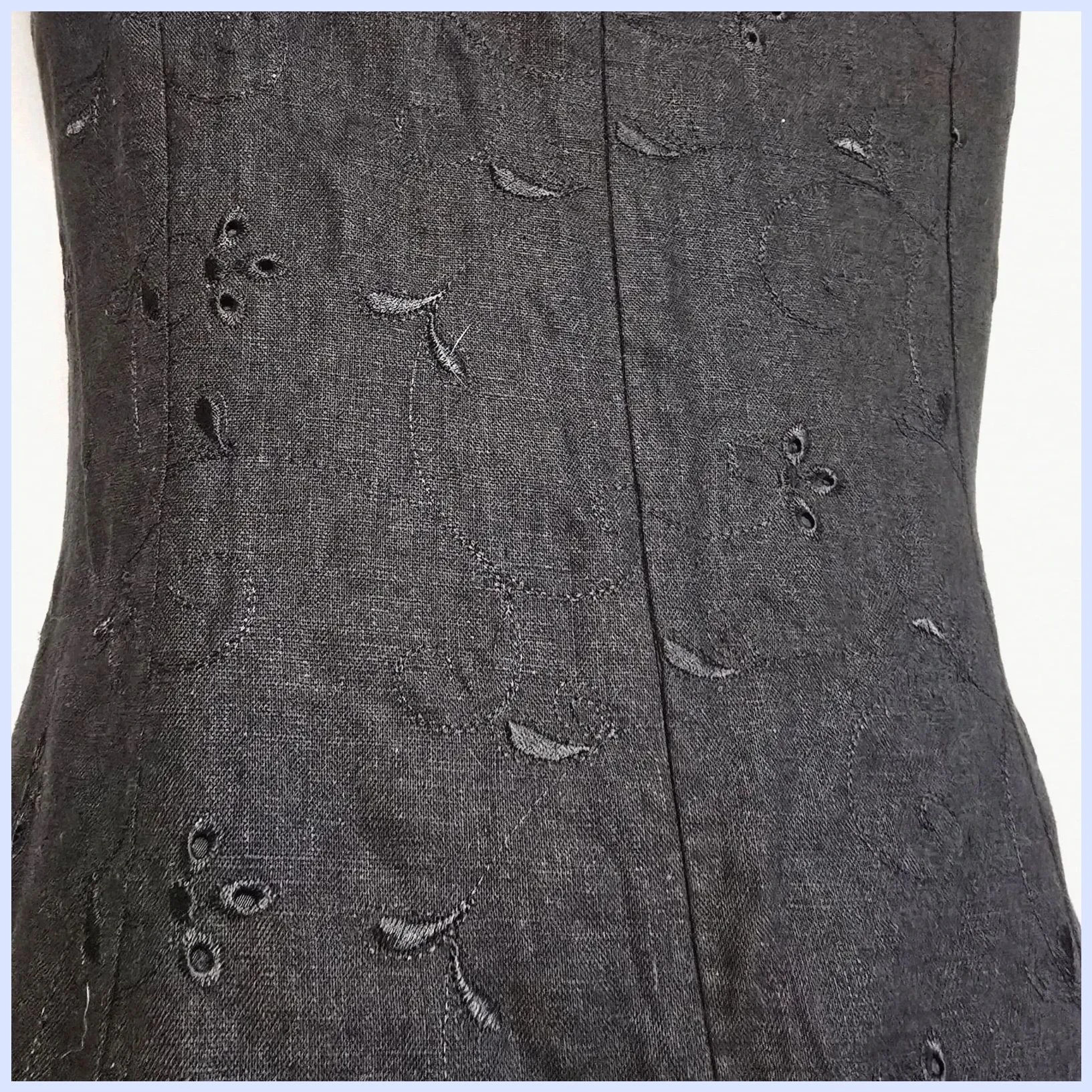Vestido de lino – Lakeland – taille XL / 42 / 14 4