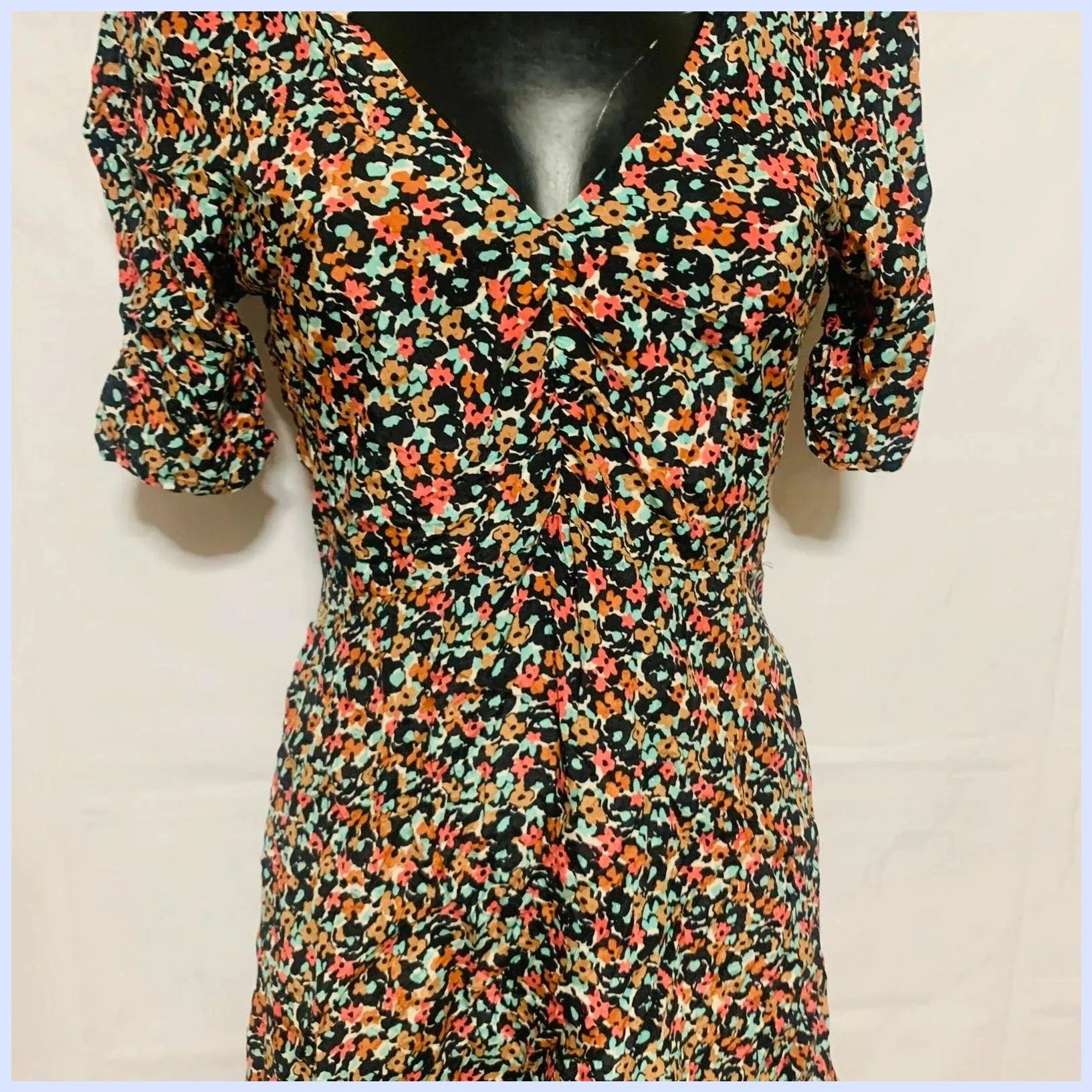 Vestido floreado talla 36 – Tintoretto – taille S / 36 / 8 5