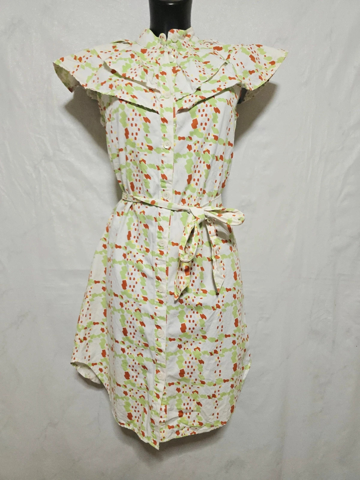 Vestido estampado 100% algodón – Steve Yoni Studio – taille S / 36 / 8 2