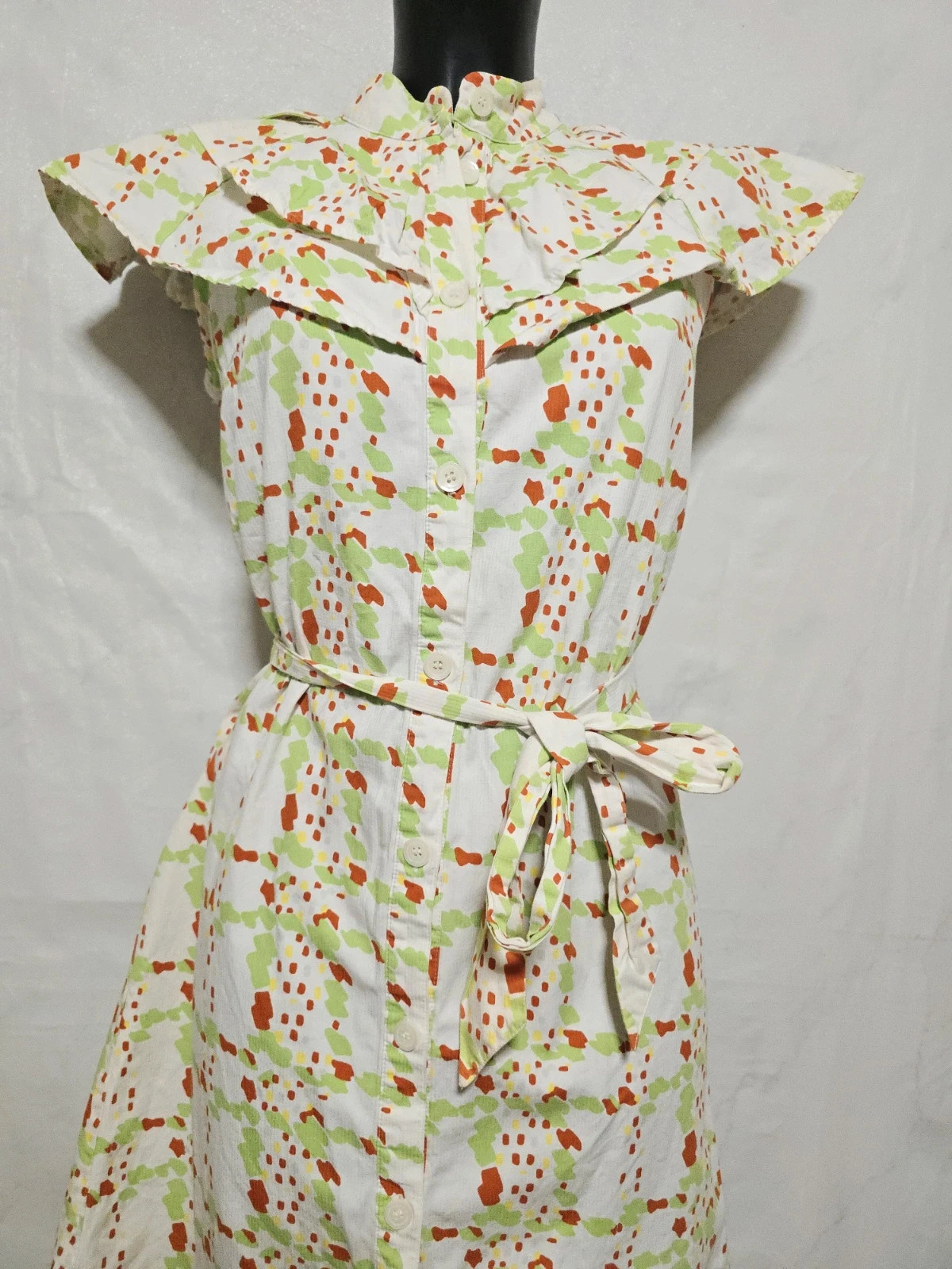 Vestido estampado 100% algodón – Steve Yoni Studio – taille S / 36 / 8 3