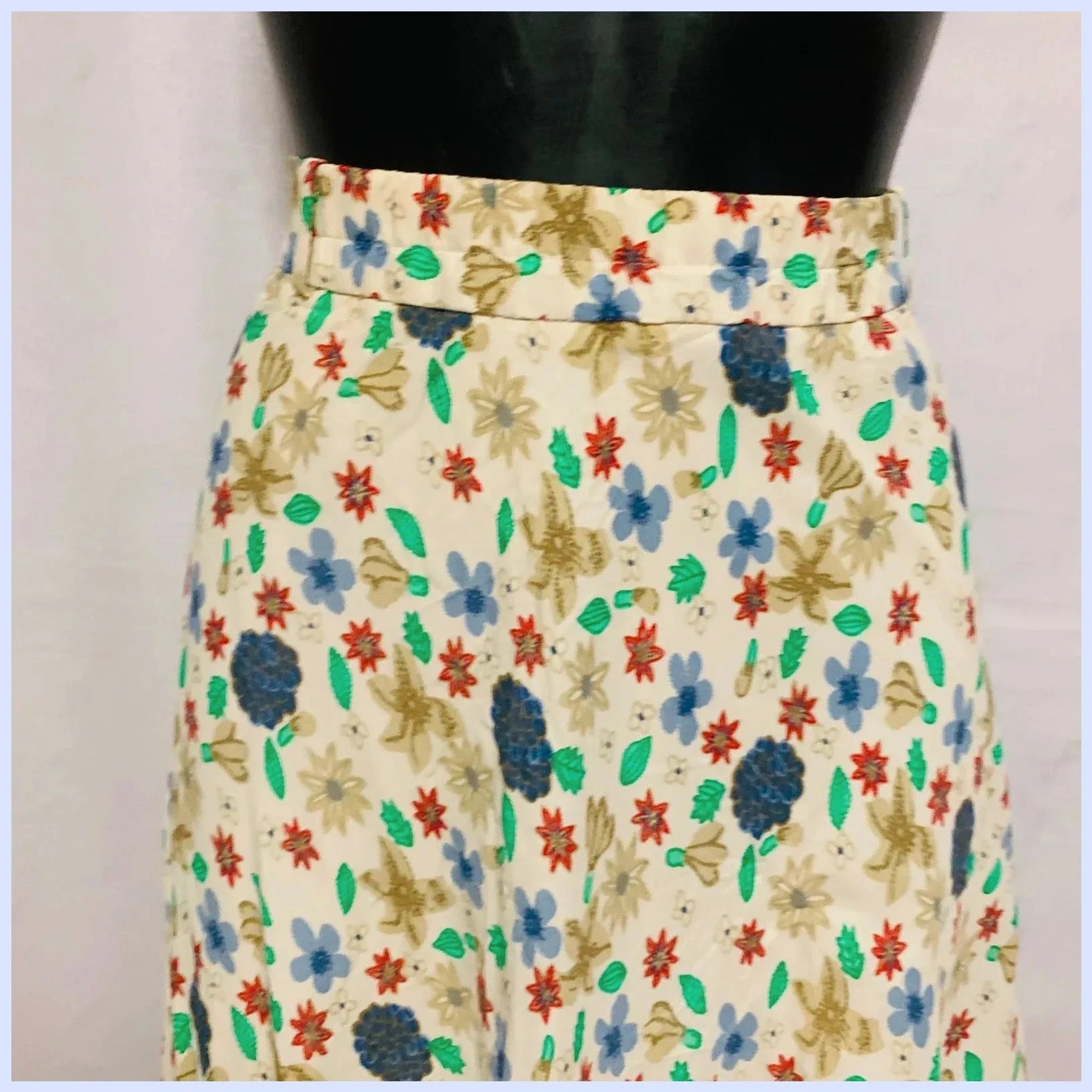 Falda estampada talla 48 – Bianca – taille 4XL / 48 / 20 2