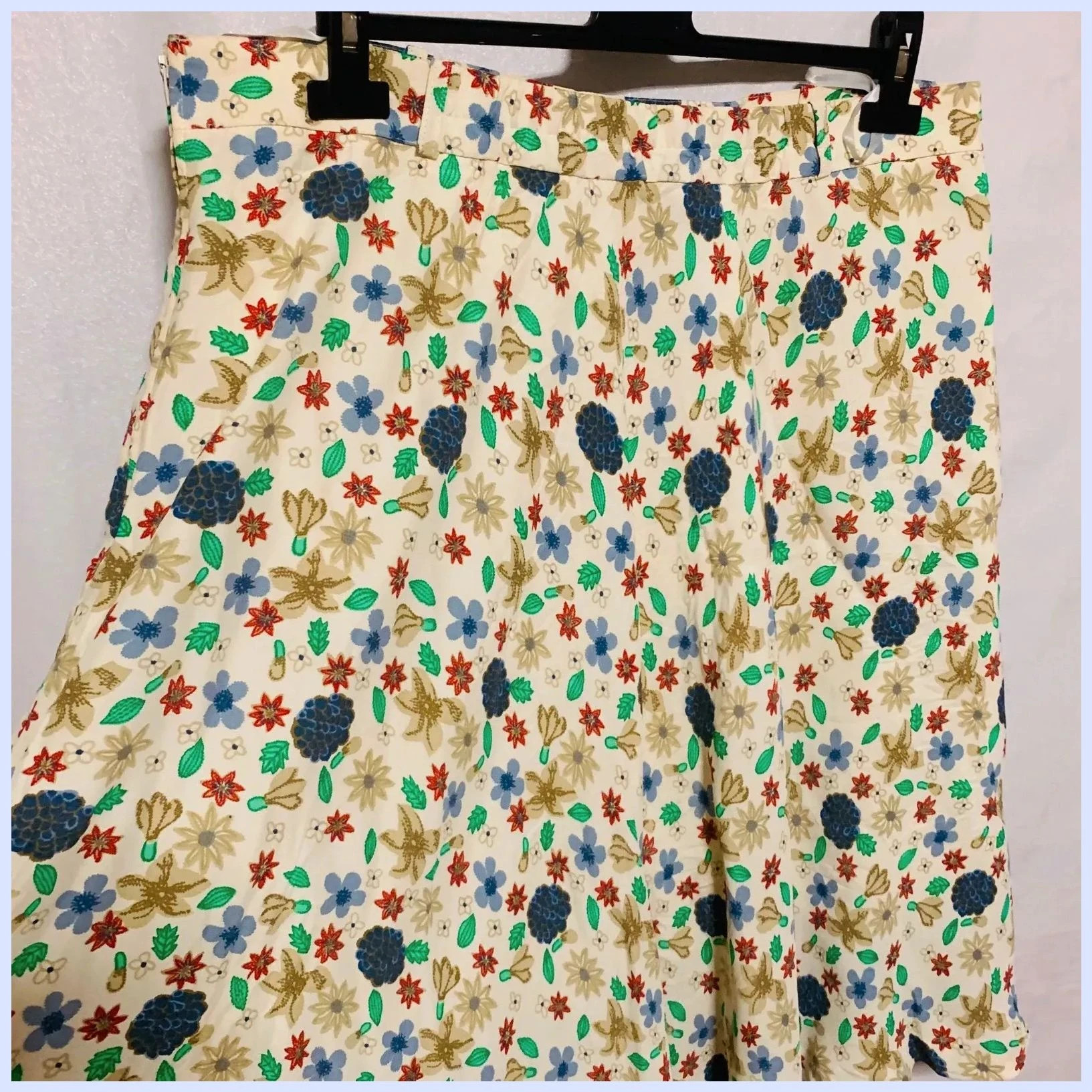 Falda estampada talla 48 – Bianca – taille 4XL / 48 / 20 5