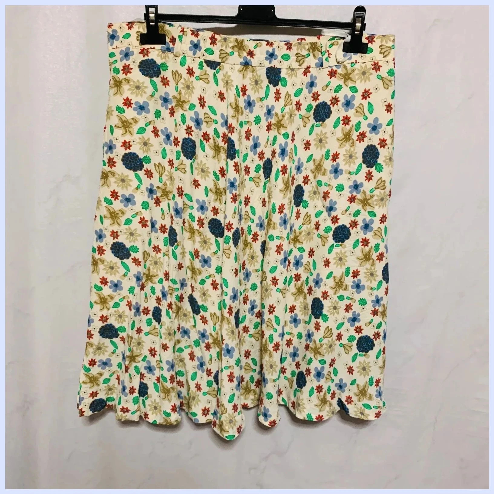Falda estampada talla 48 – Bianca – taille 4XL / 48 / 20 3