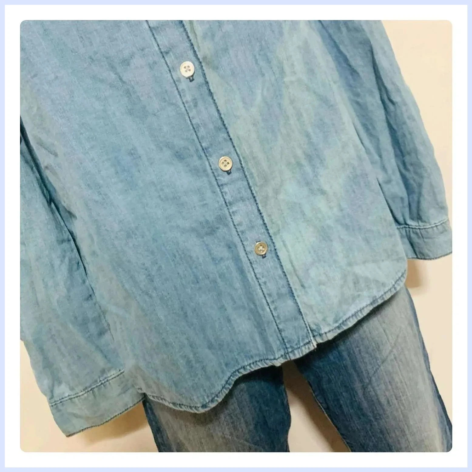 Camisa vaquera talla 40 – Khost – taille L / 40 / 12 3