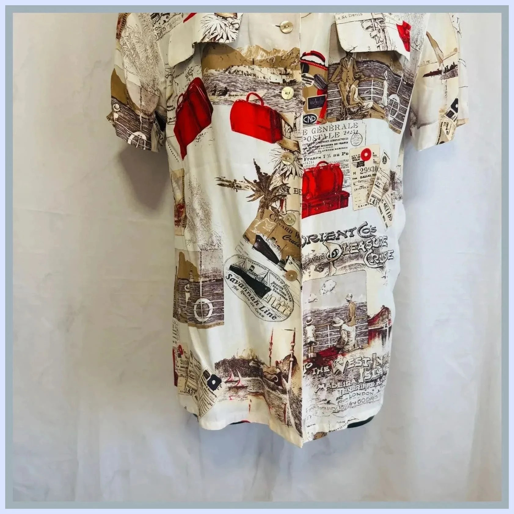 Camisa estampada talla 42 – Betty Barclay – taille XL / 42 / 14 3