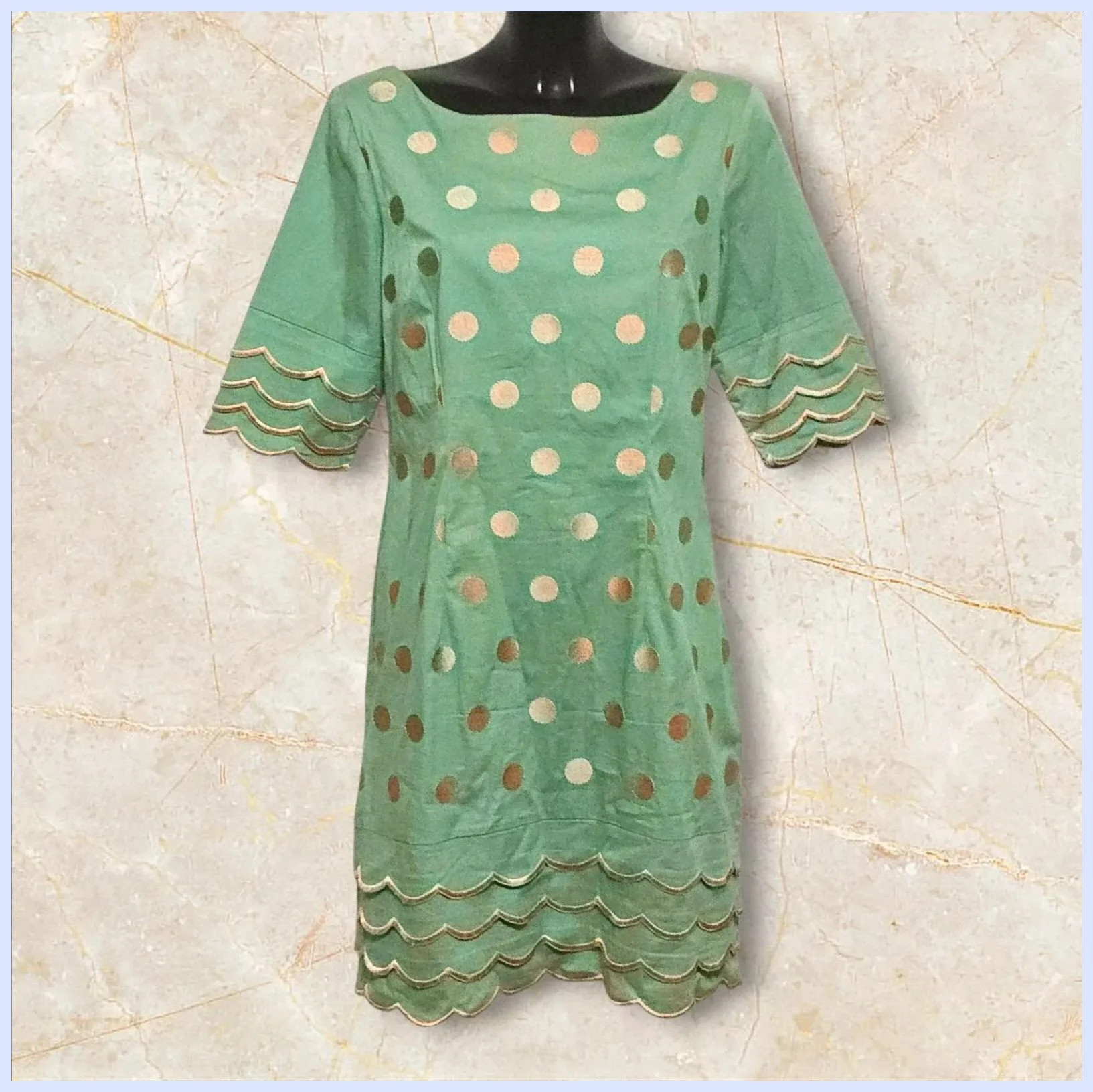 Vestido bordado talla 42