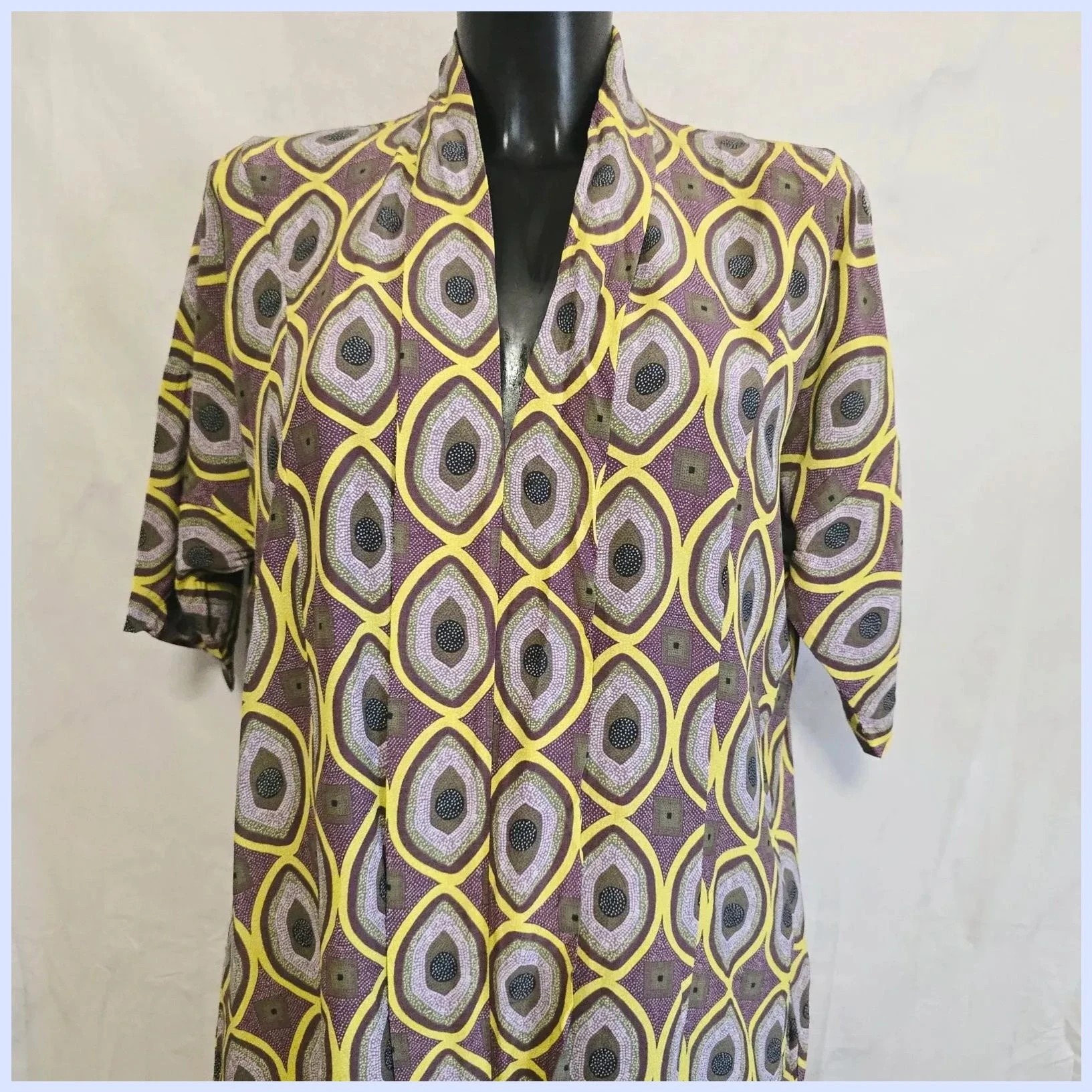 Vestido estampado de seda y viscosa – Day Birger et Mikkelsen – taille M / 38 / 10 3