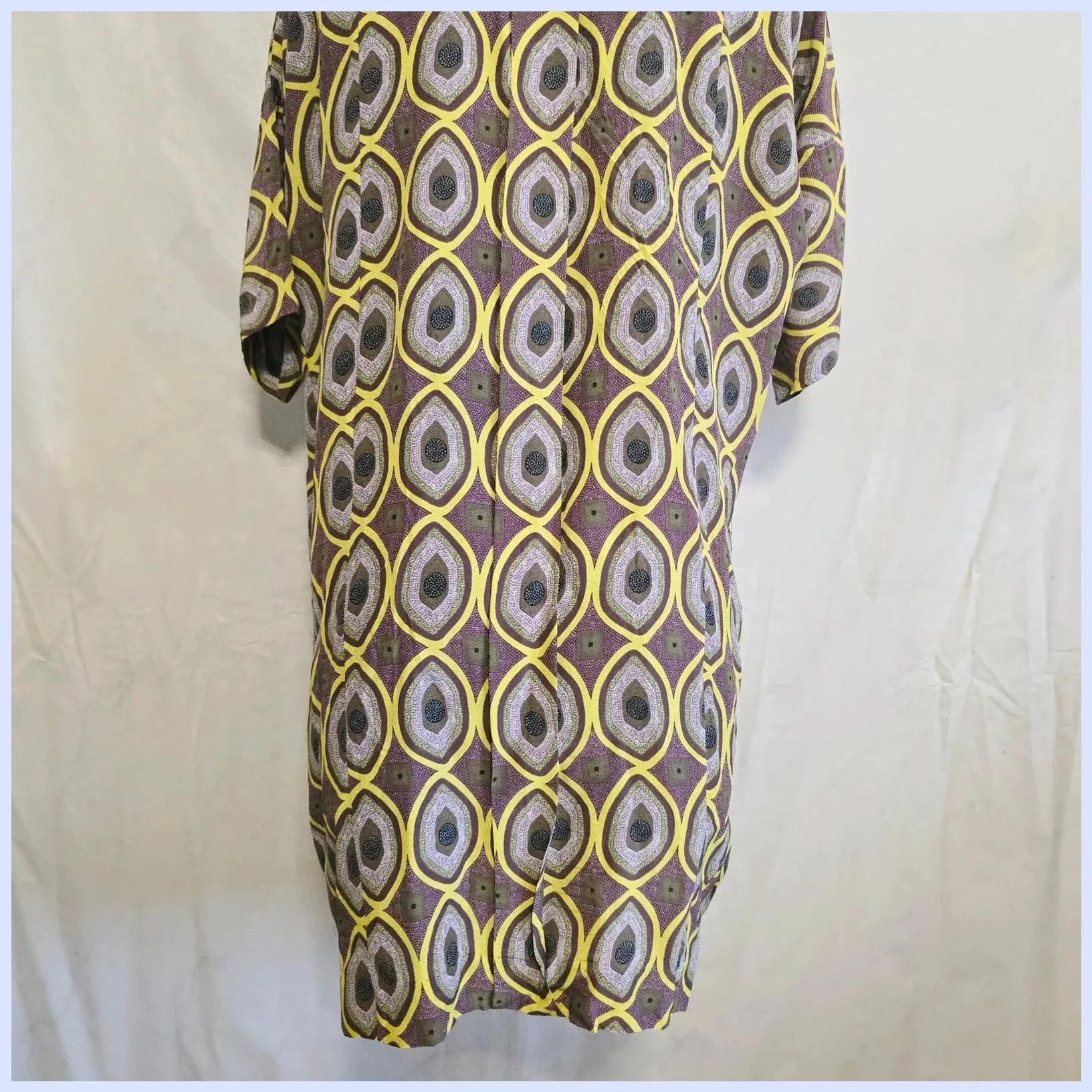 Vestido estampado de seda y viscosa – Day Birger et Mikkelsen – taille M / 38 / 10 5