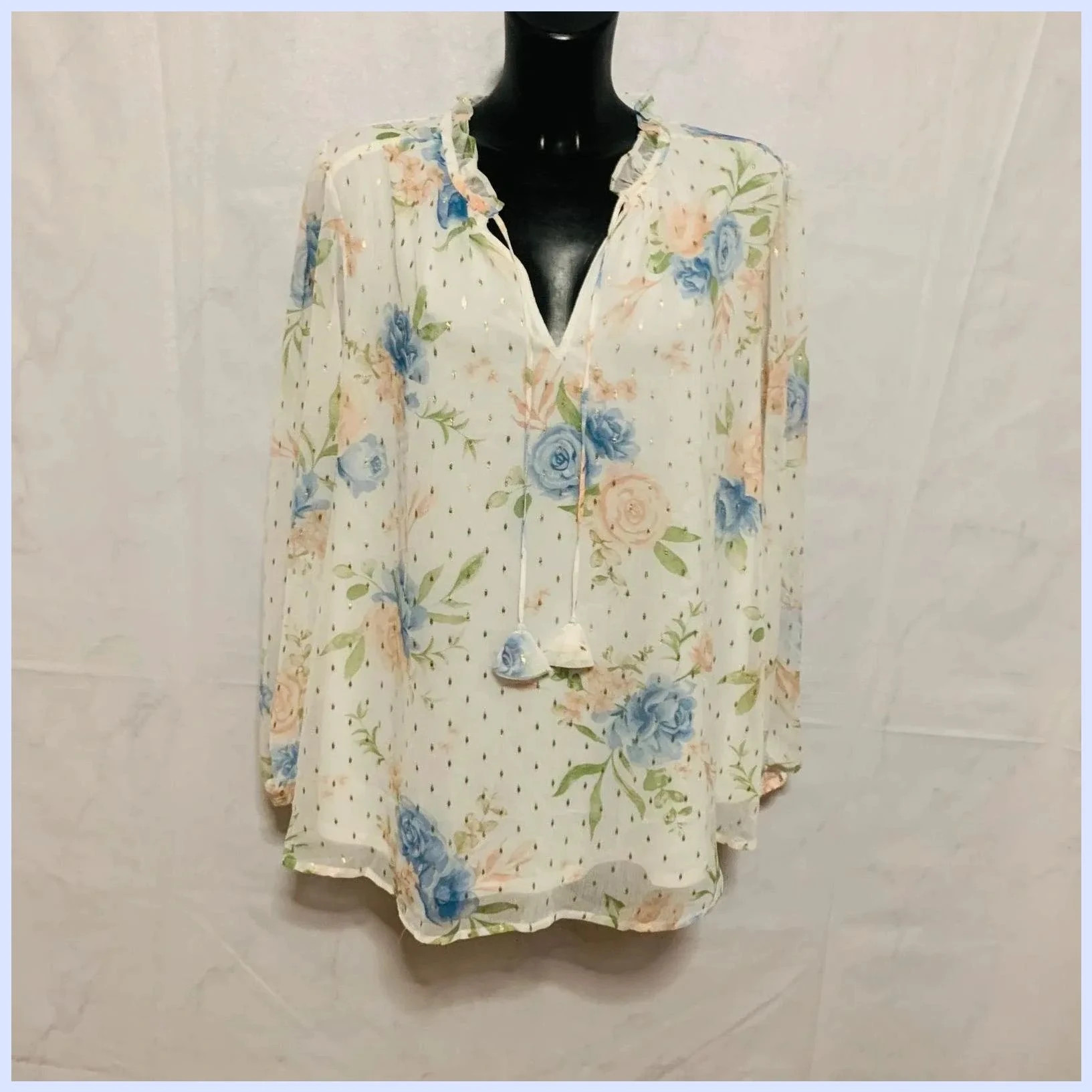 Blusa estampada talla 44 – Tamara H. – taille XXL / 44 / 16