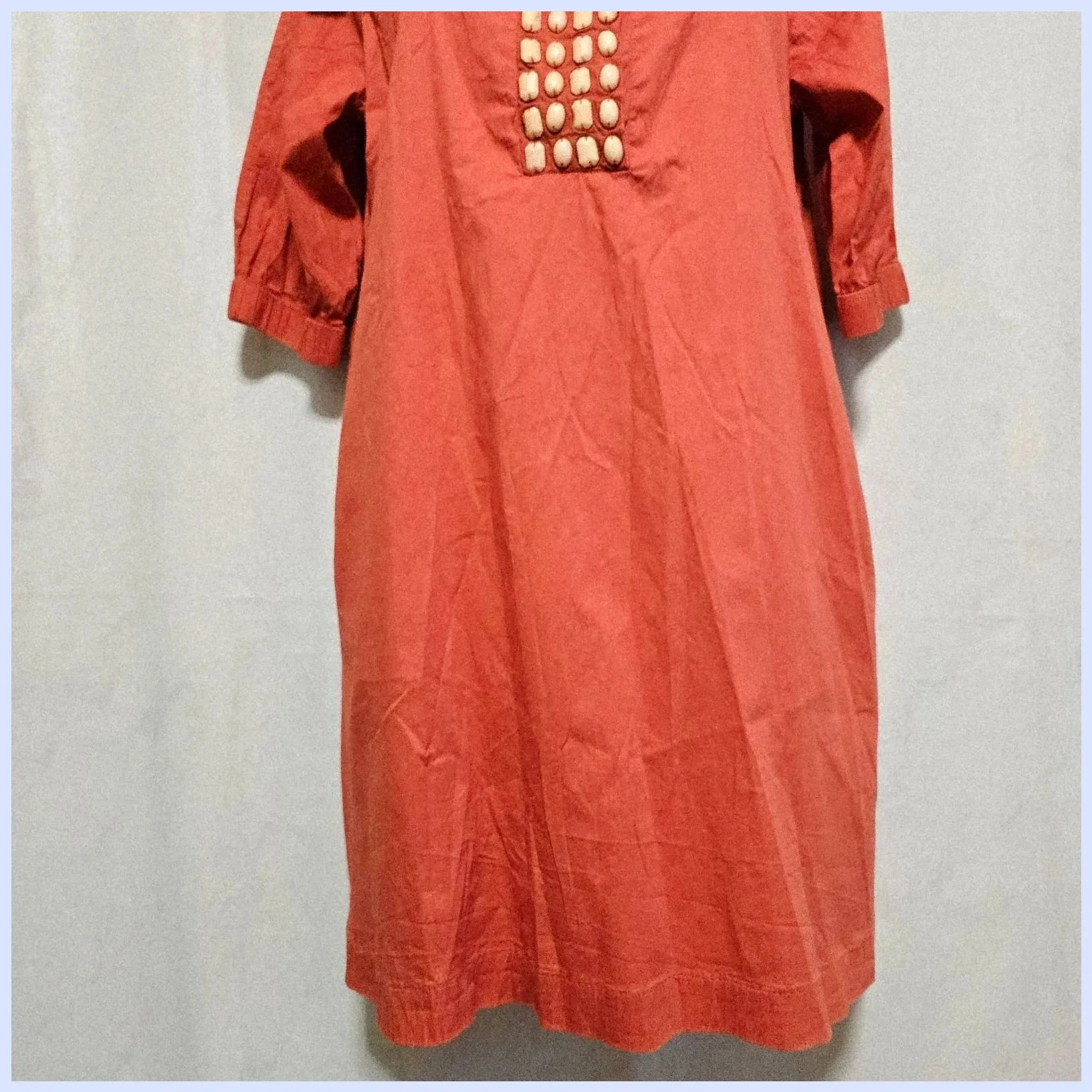 Vestido de algodón con pedrería – Niza – taille XXL / 44 / 16 3