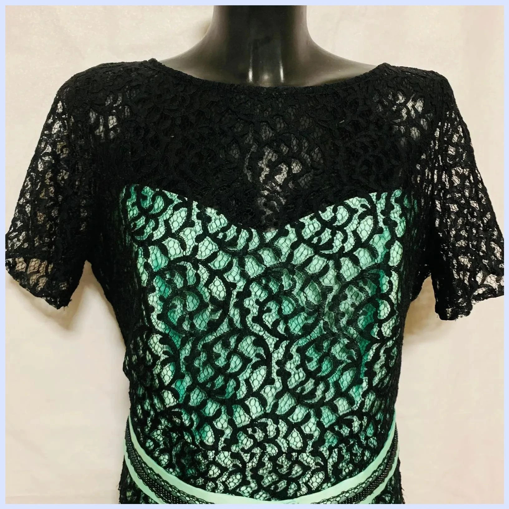 Vestido de fiesta talla 48 – Nati Jiménez – taille 4XL / 48 / 20 2