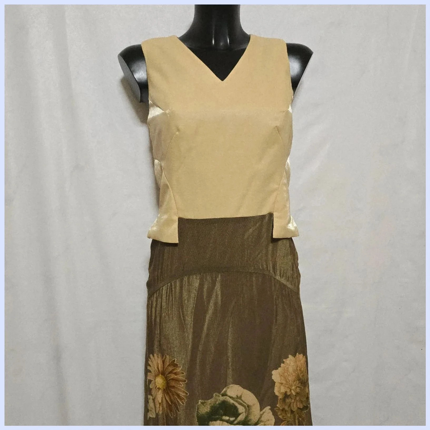 Vestido largo estampado – Helena Sorel – taille M / 38 / 10 2