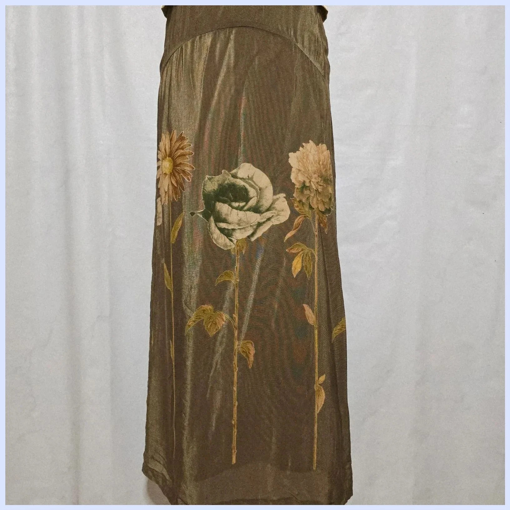 Vestido largo estampado – Helena Sorel – taille M / 38 / 10 4
