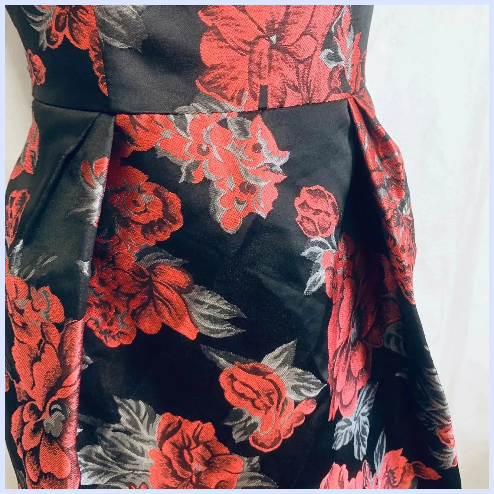 Vestido floreado de fiesta – Boutique Belgique – taille M / 38 / 10 5