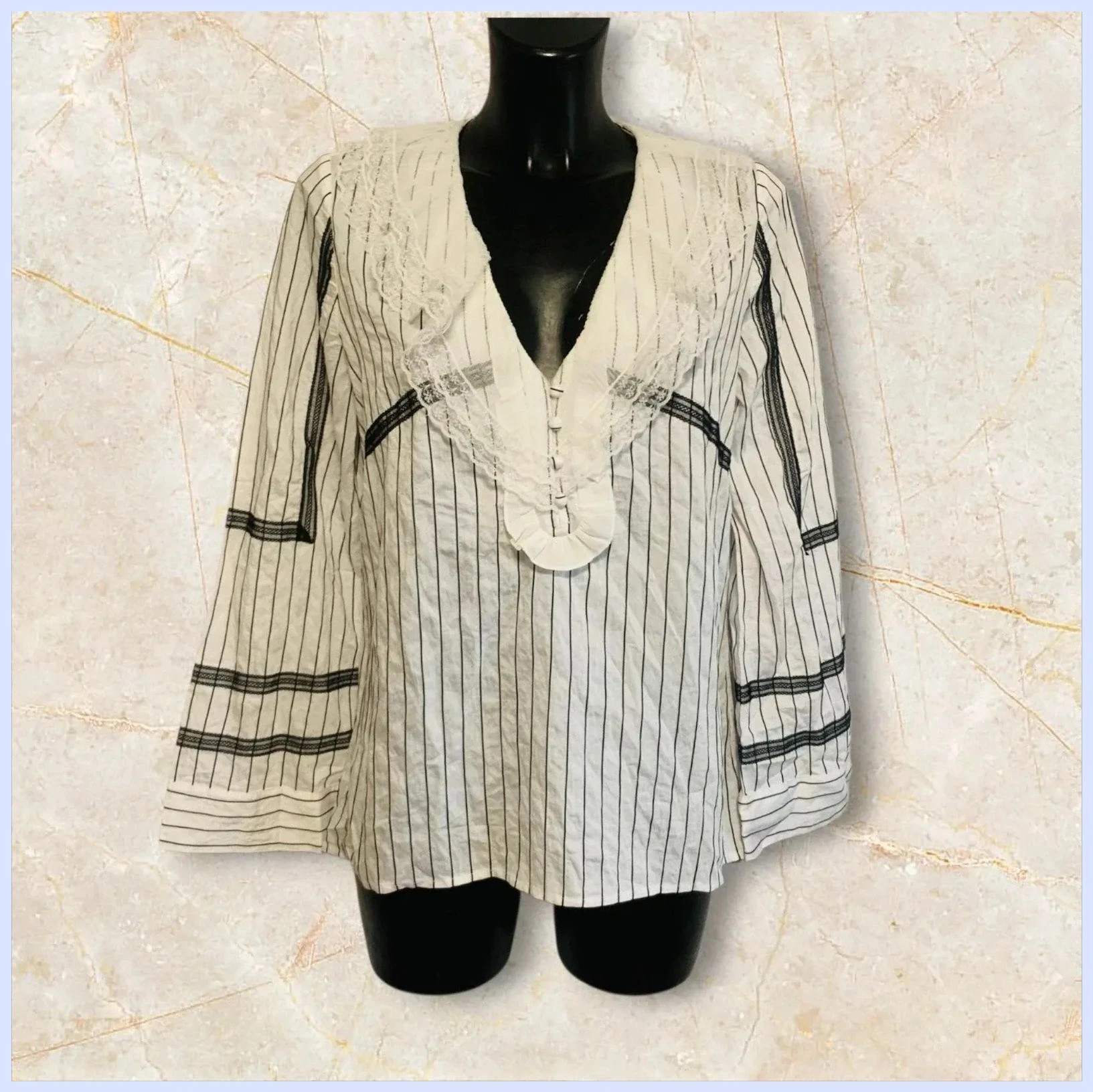 Blusa estampada talla 40 – Boutique Belgique – taille L / 40 / 12