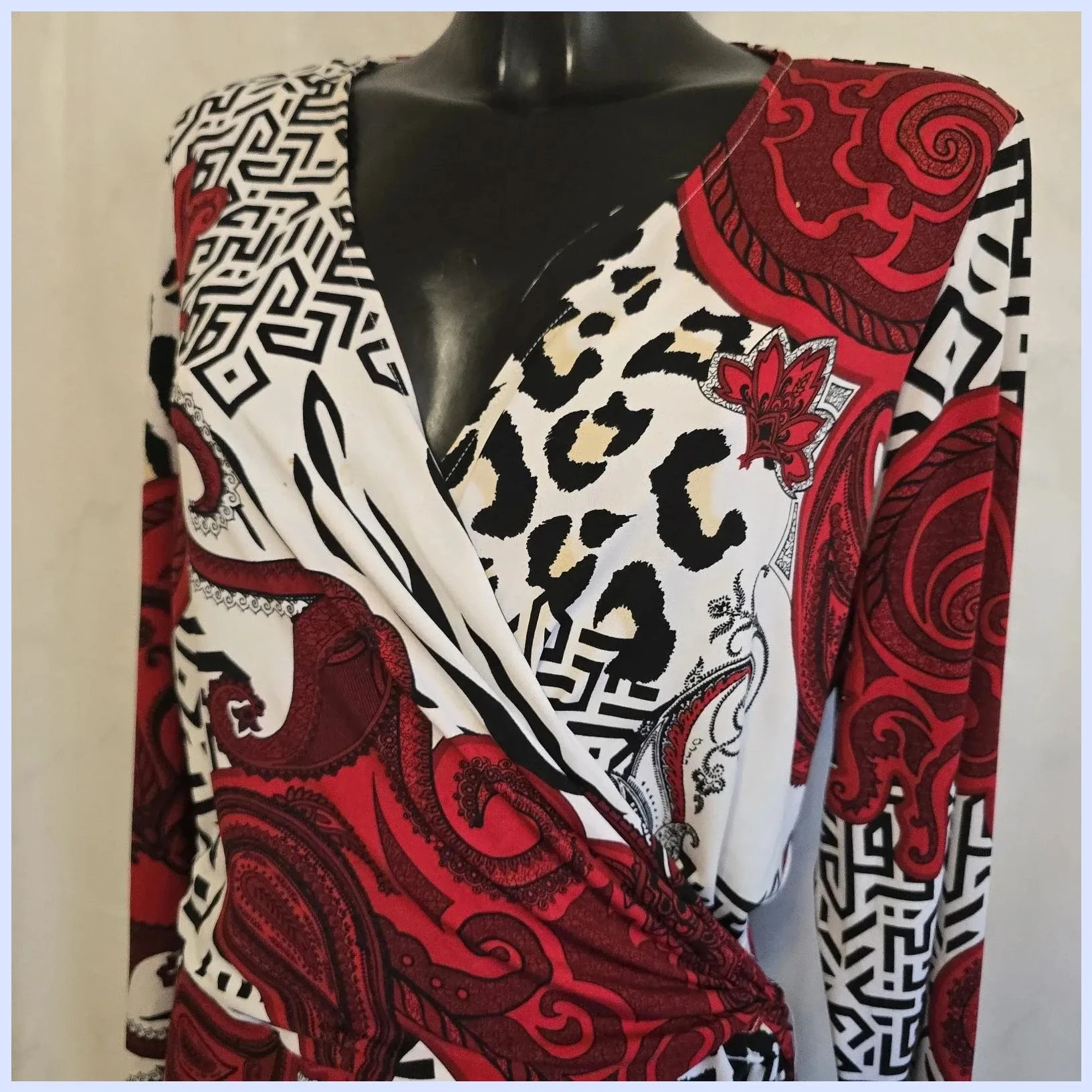 Vestido estampado talla plus ancho sisa 70 cm – Punto Roma – taille Autre 2