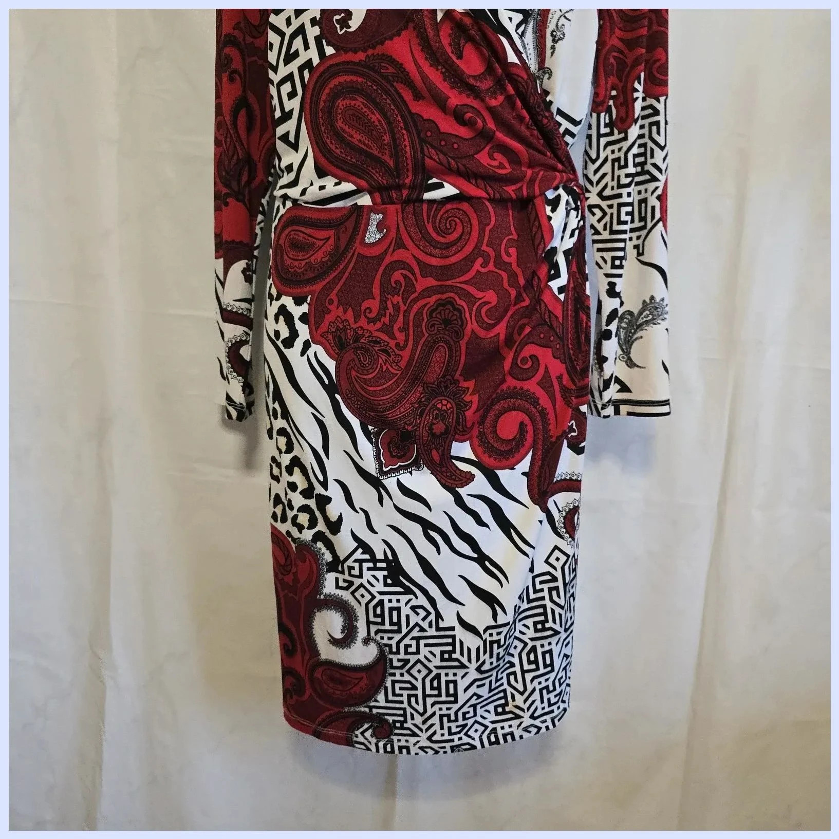 Vestido estampado talla plus ancho sisa 70 cm – Punto Roma – taille Autre 3