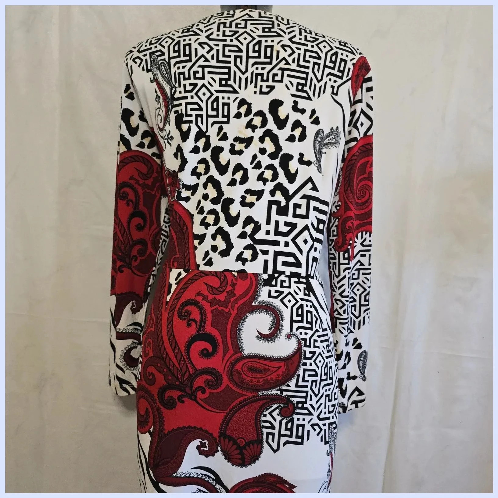 Vestido estampado talla plus ancho sisa 70 cm – Punto Roma – taille Autre 5