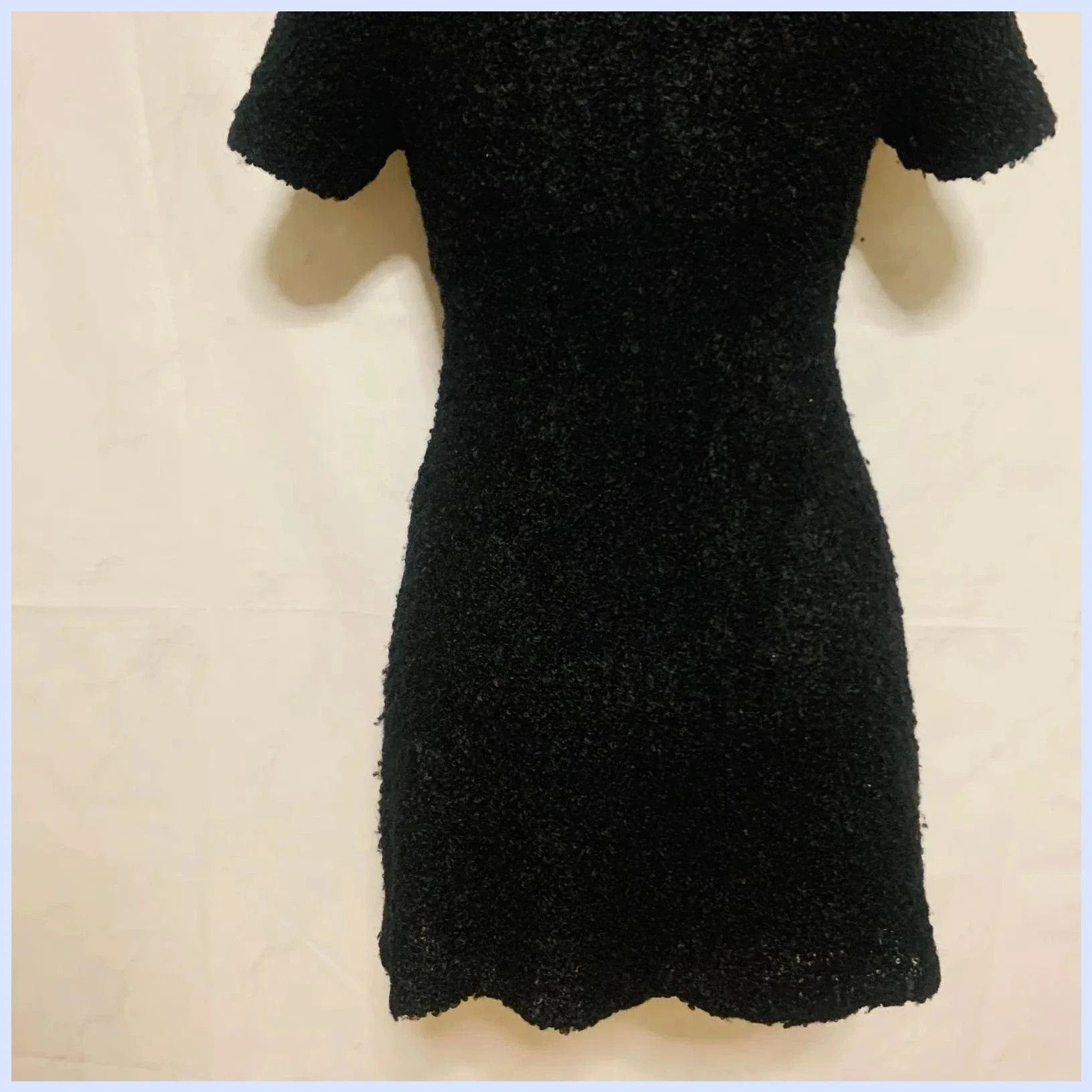 Vestido negro vintage – Vintage Dressing – taille M / 38 / 10 5