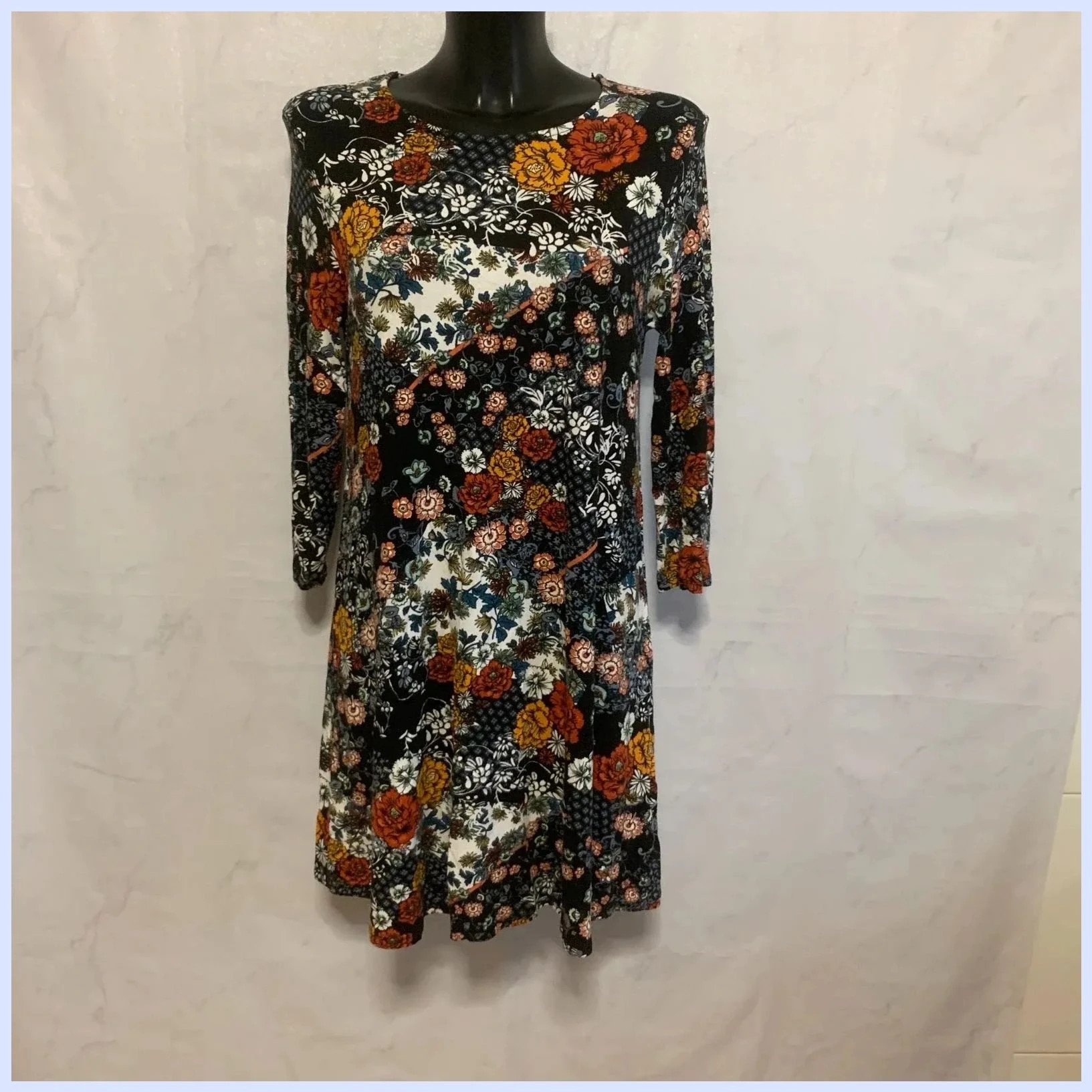Vestido estampado talla 40