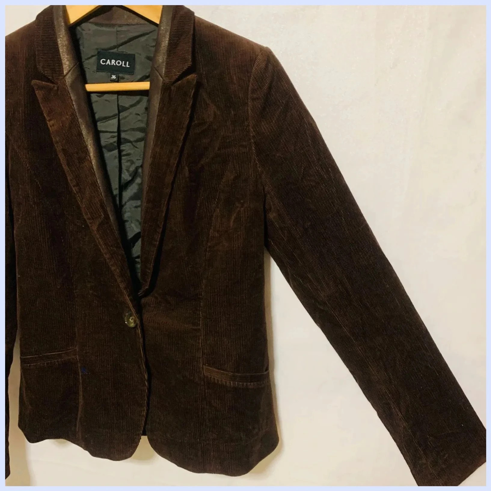 Blazer de pana talla 36 – Caroll – taille S / 36 / 8 5