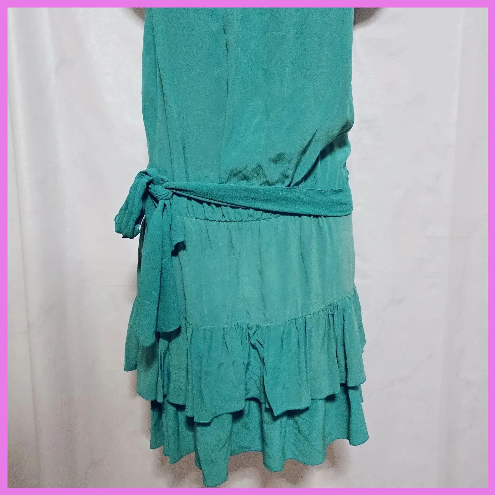 Elegante vestido 100% seda – Bgo & Me – taille M / 38 / 10 3