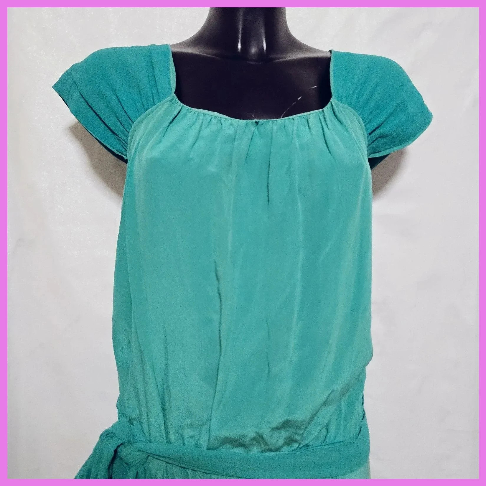 Elegante vestido 100% seda – Bgo & Me – taille M / 38 / 10 4
