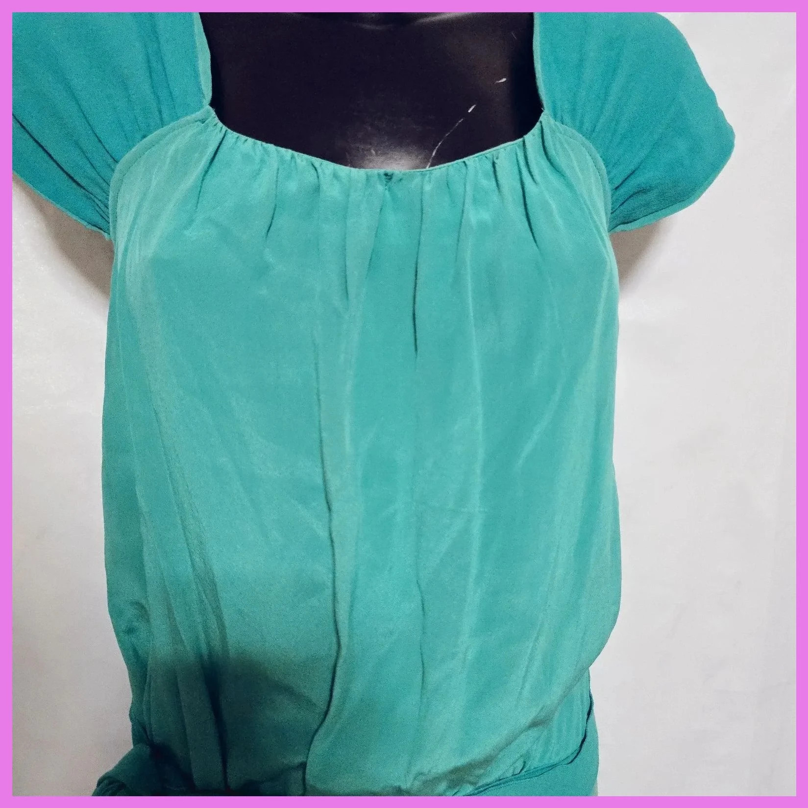 Elegante vestido 100% seda – Bgo & Me – taille M / 38 / 10 2