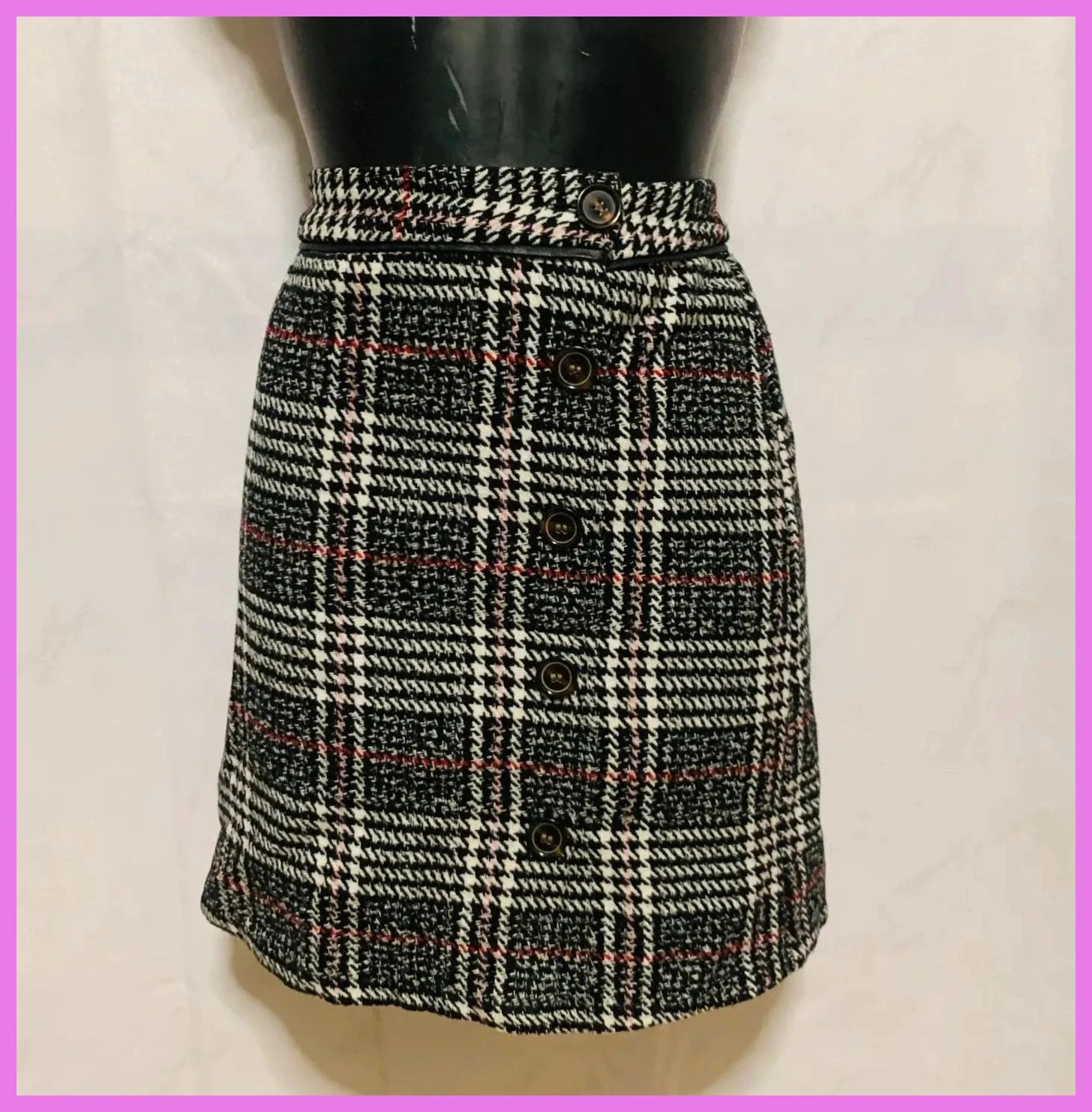 Falda estampada talla 40