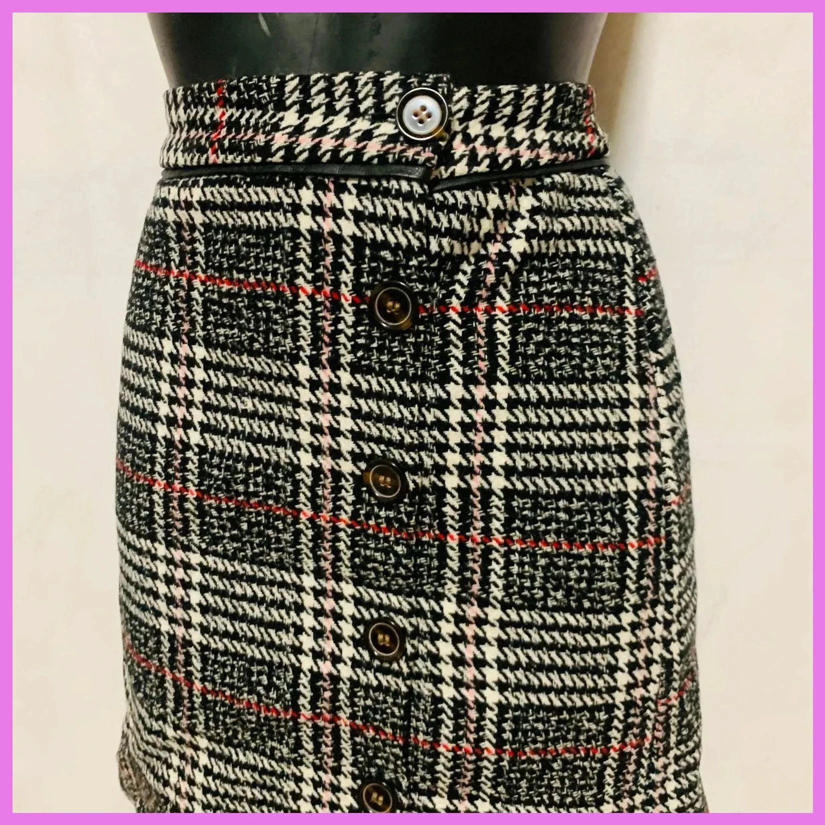 Falda estampada talla 40 – Papaya – taille L / 40 / 12 2
