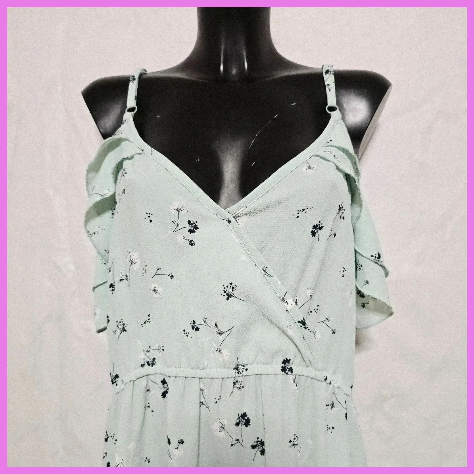 Vestido de verano talla plus – Vintage Dressing – taille 4XL / 48 / 20 2