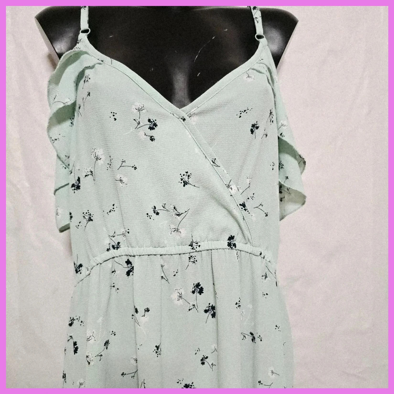 Vestido de verano talla plus – Vintage Dressing – taille 4XL / 48 / 20 3