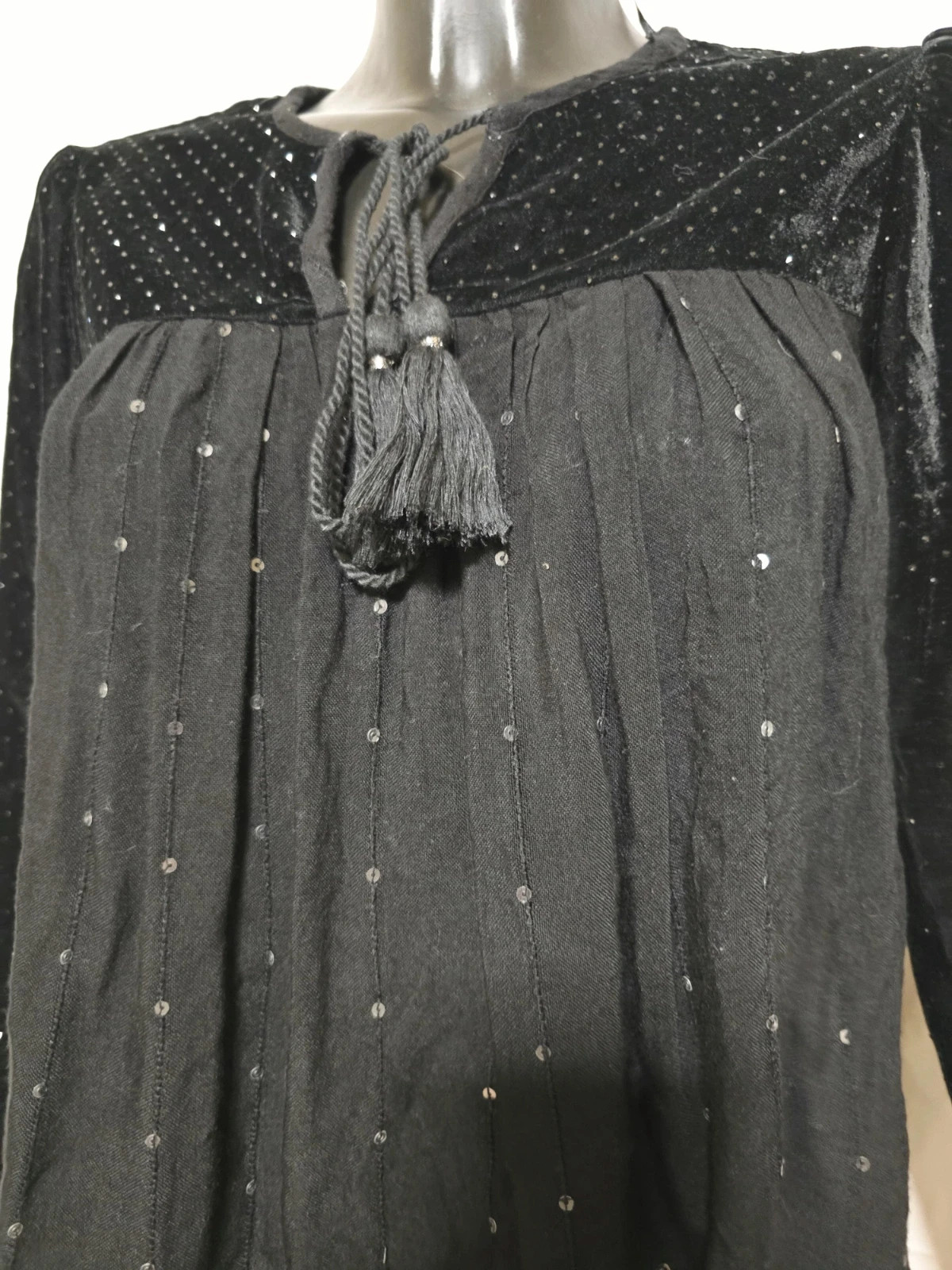 Blusa negra talla 34 – Zara – taille XS / 34 / 6 3