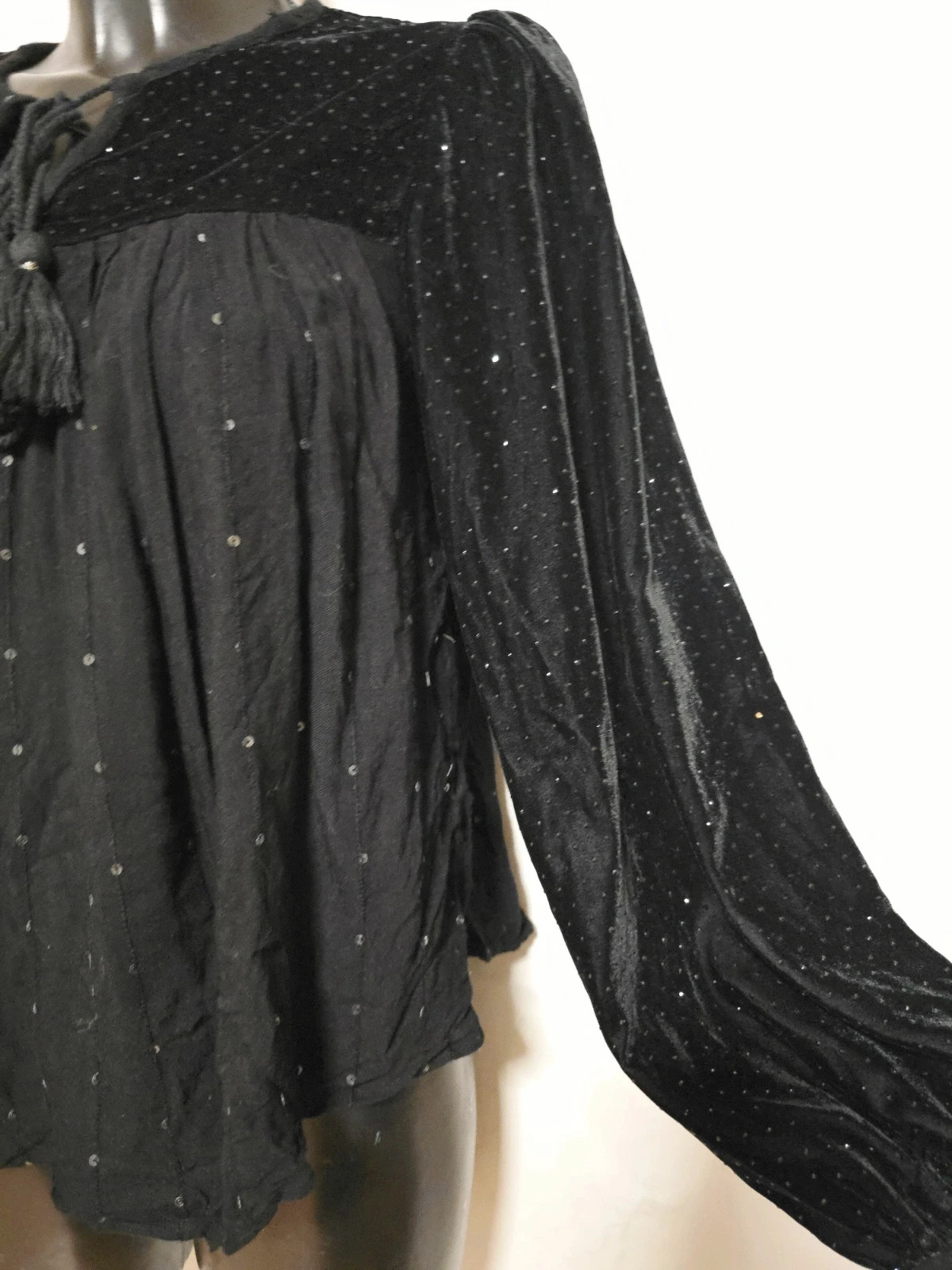 Blusa negra talla 34 – Zara – taille XS / 34 / 6 5