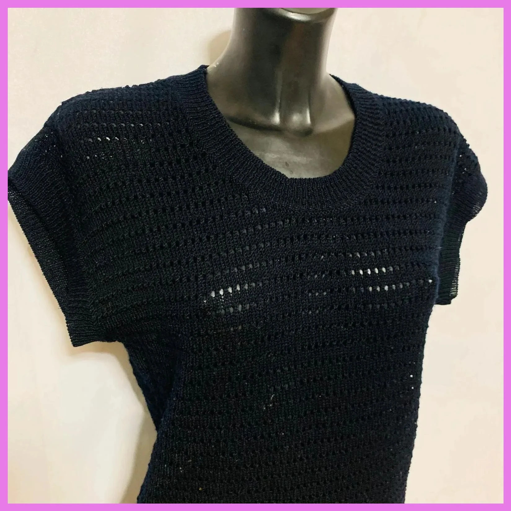 Blusa negra talla única – Vintage Dressing – taille Taille unique 2