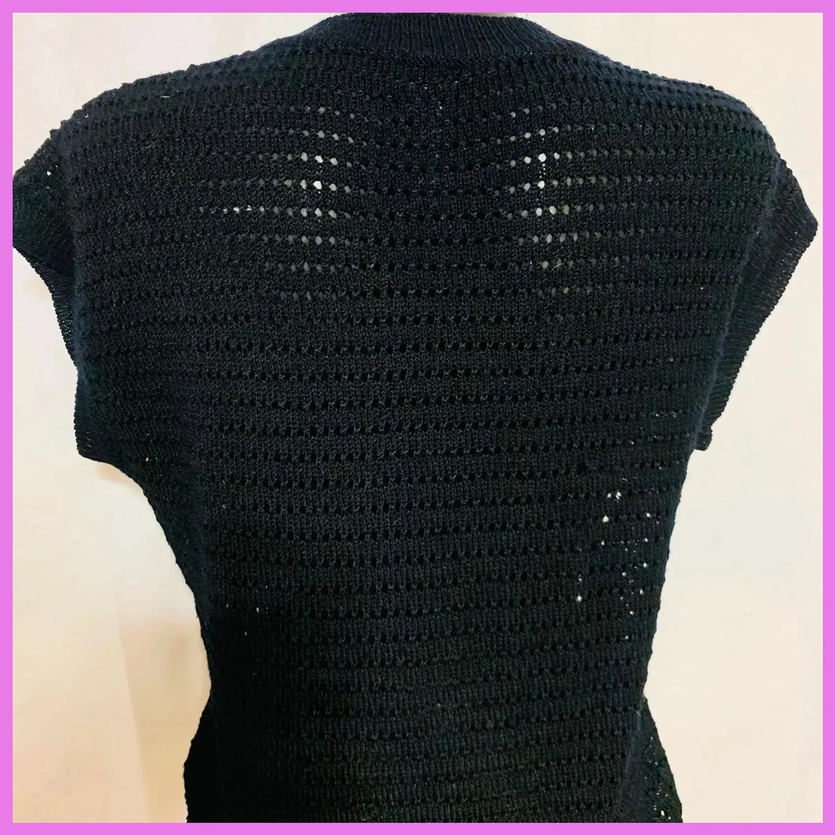 Blusa negra talla única – Vintage Dressing – taille Taille unique 3