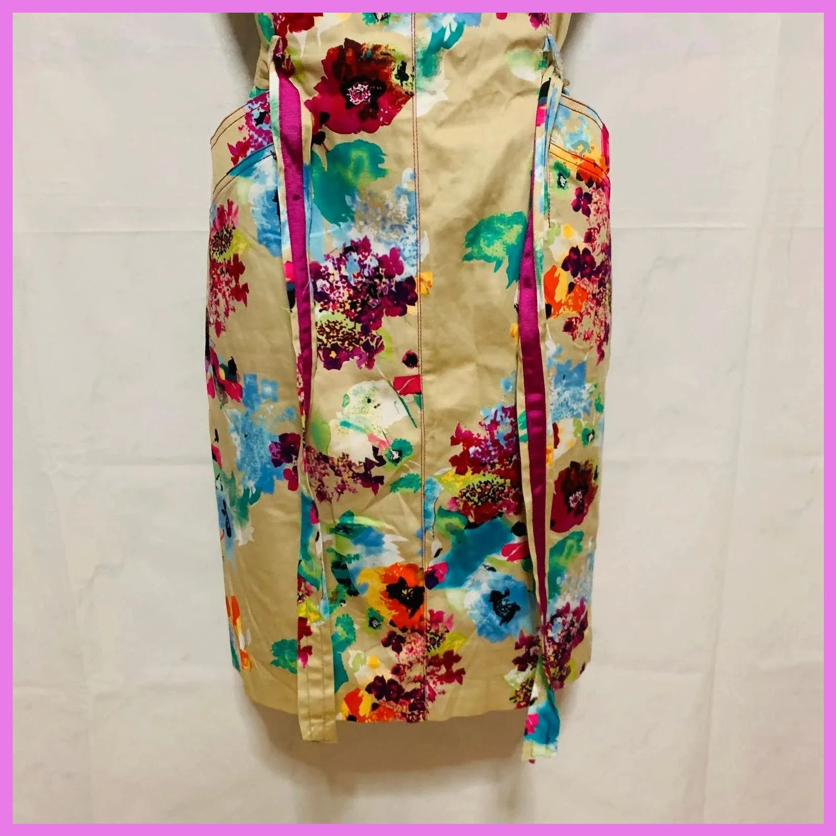 vestido floreado talla 44 – Cloche – taille XXL / 44 / 16 2