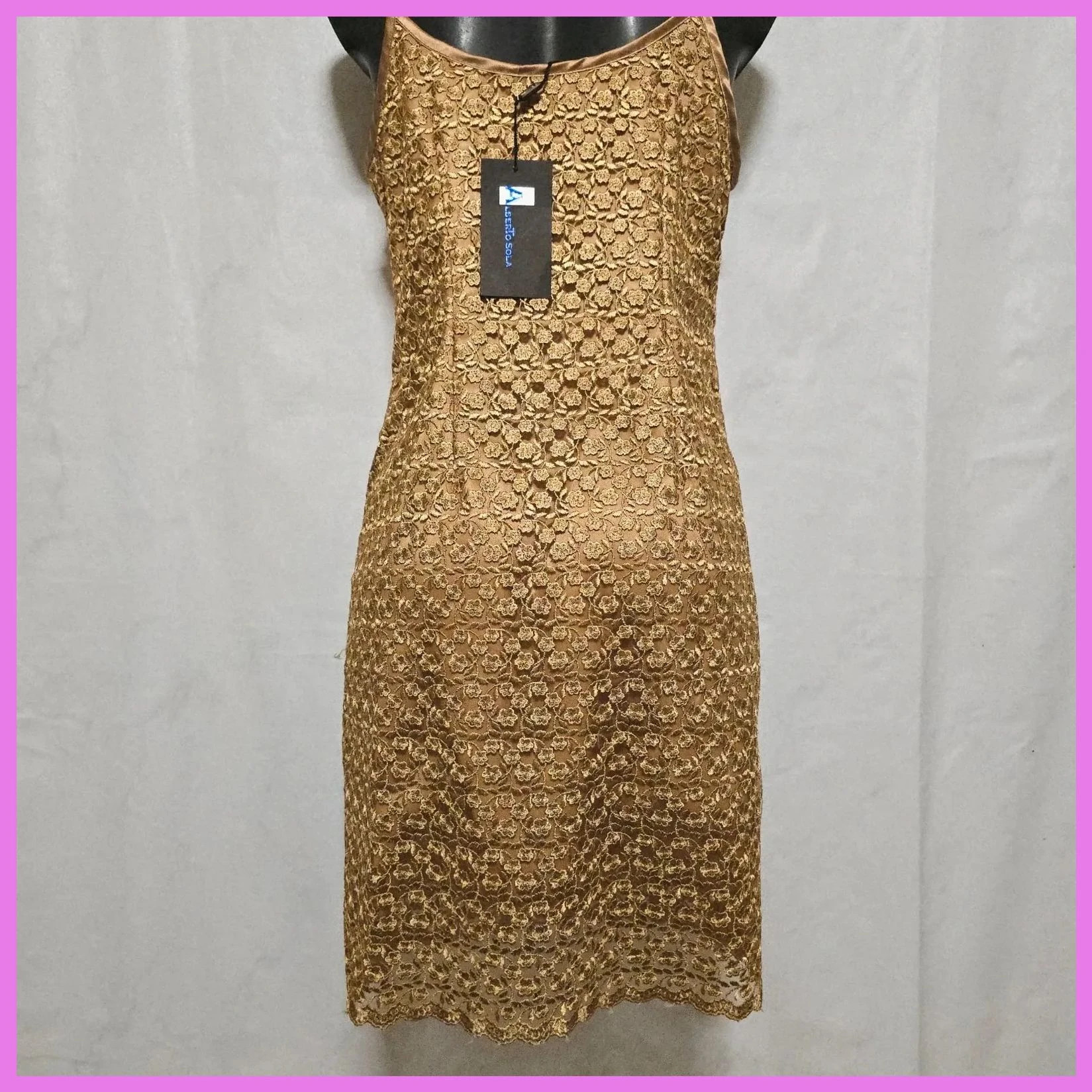 Vestido de fiesta talla 40 – Alberto Sola – taille L / 40 / 12 5