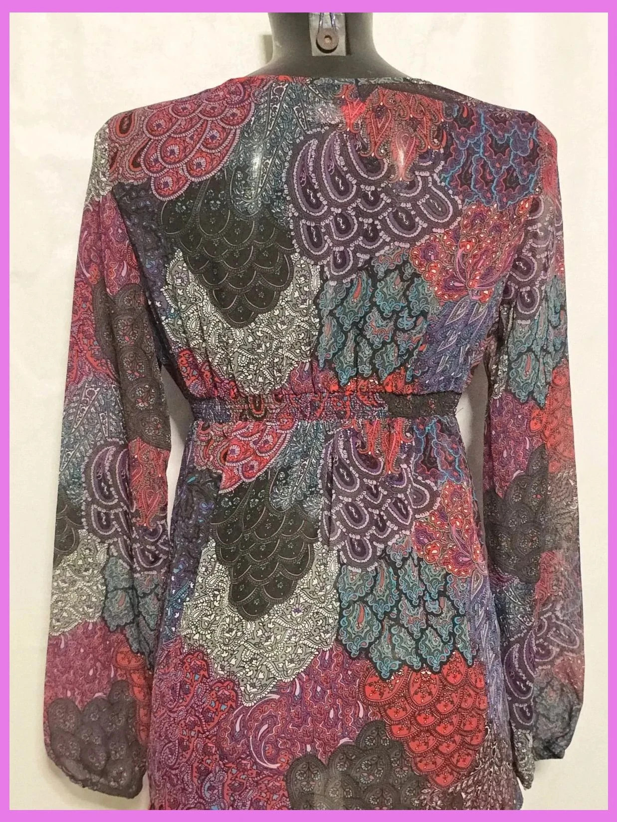 Blusa fina estampada talla 36 – EDC by Esprit – taille S / 36 / 8 5