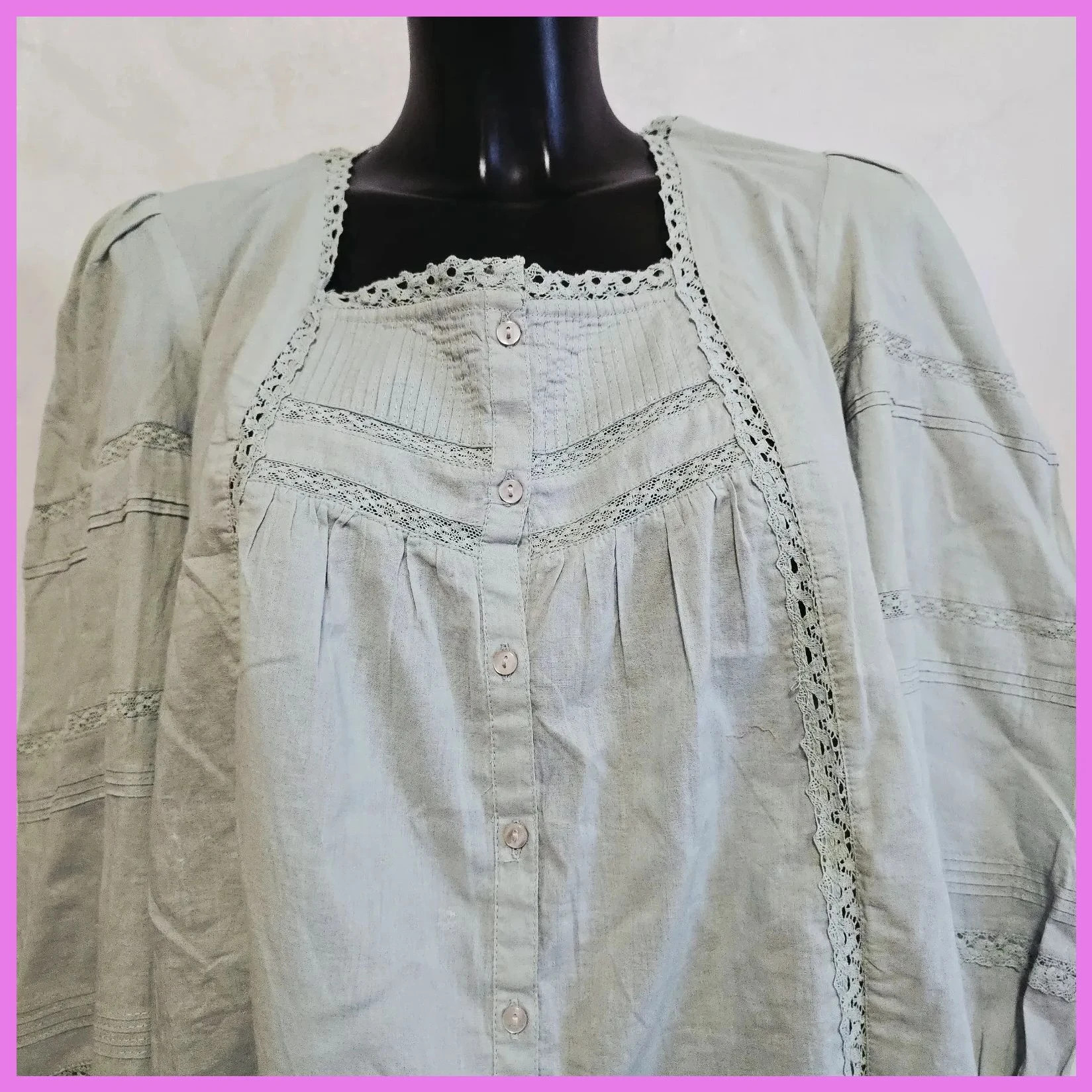 Blusa fina 100% algodón – Hoss Intropia – taille L / 40 / 12 3