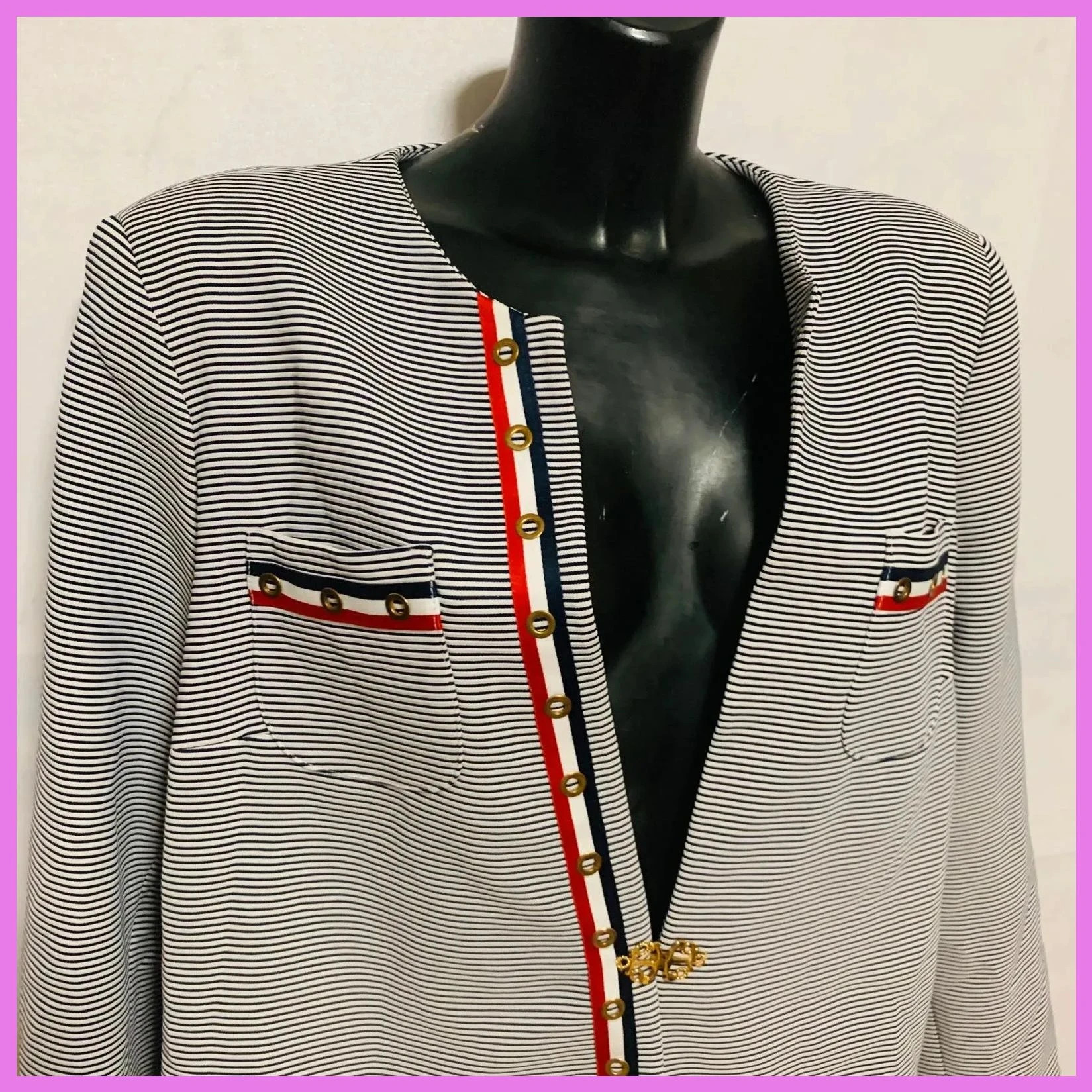 blazer estampado talla grande – Chema Blanco – taille 4XL / 48 / 20 2