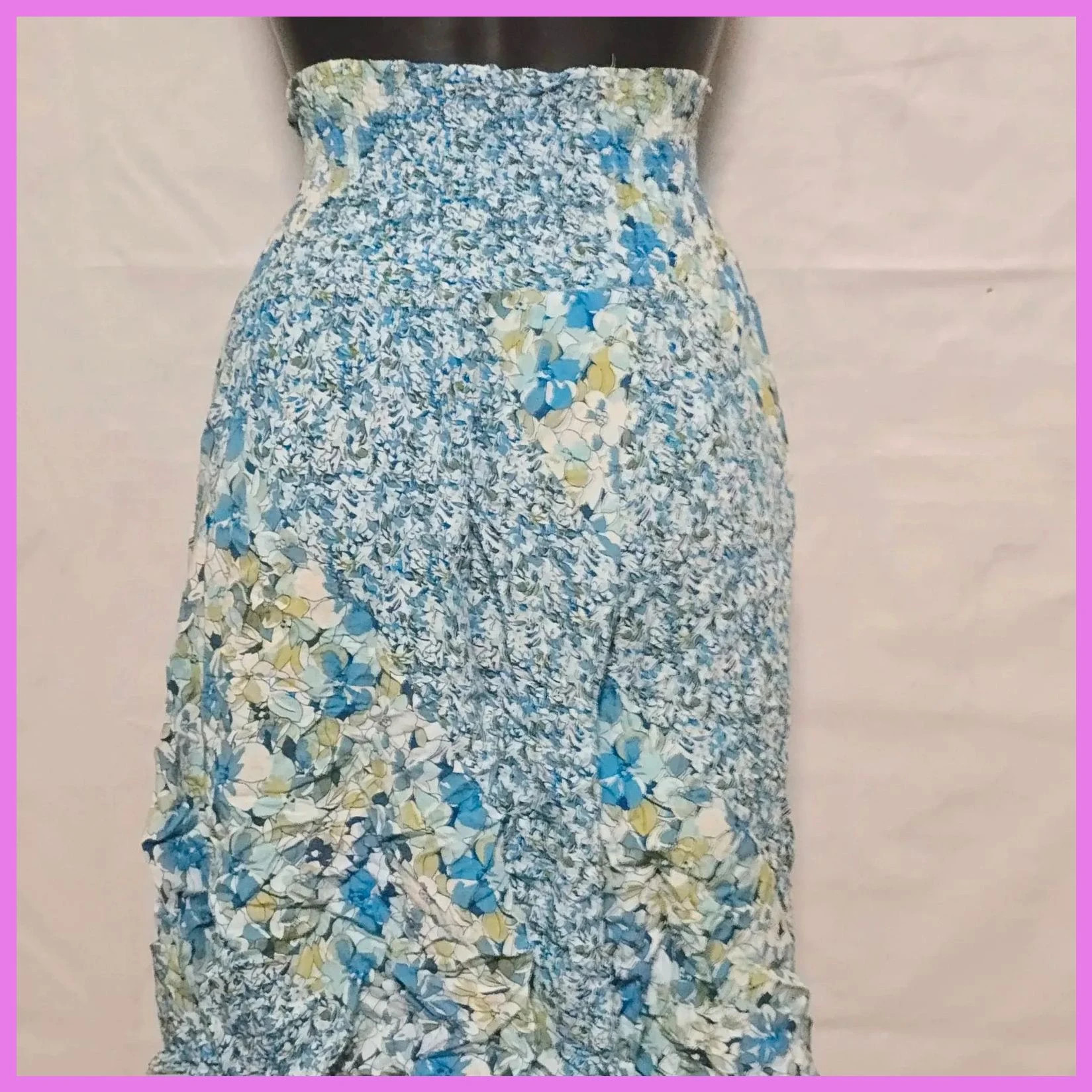 Falda floreada talla única – Vintage Dressing – taille Taille unique 5