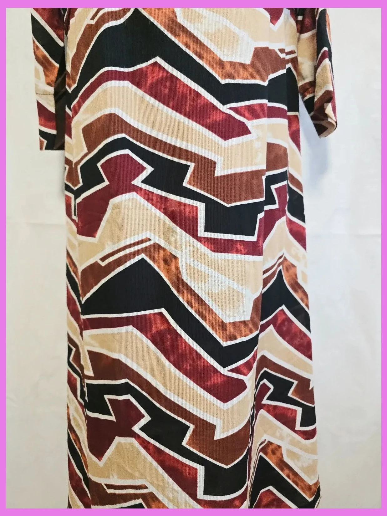 Vestido estampado ancho sisa 56 cm – Vintage Dressing – taille Taille unique 5