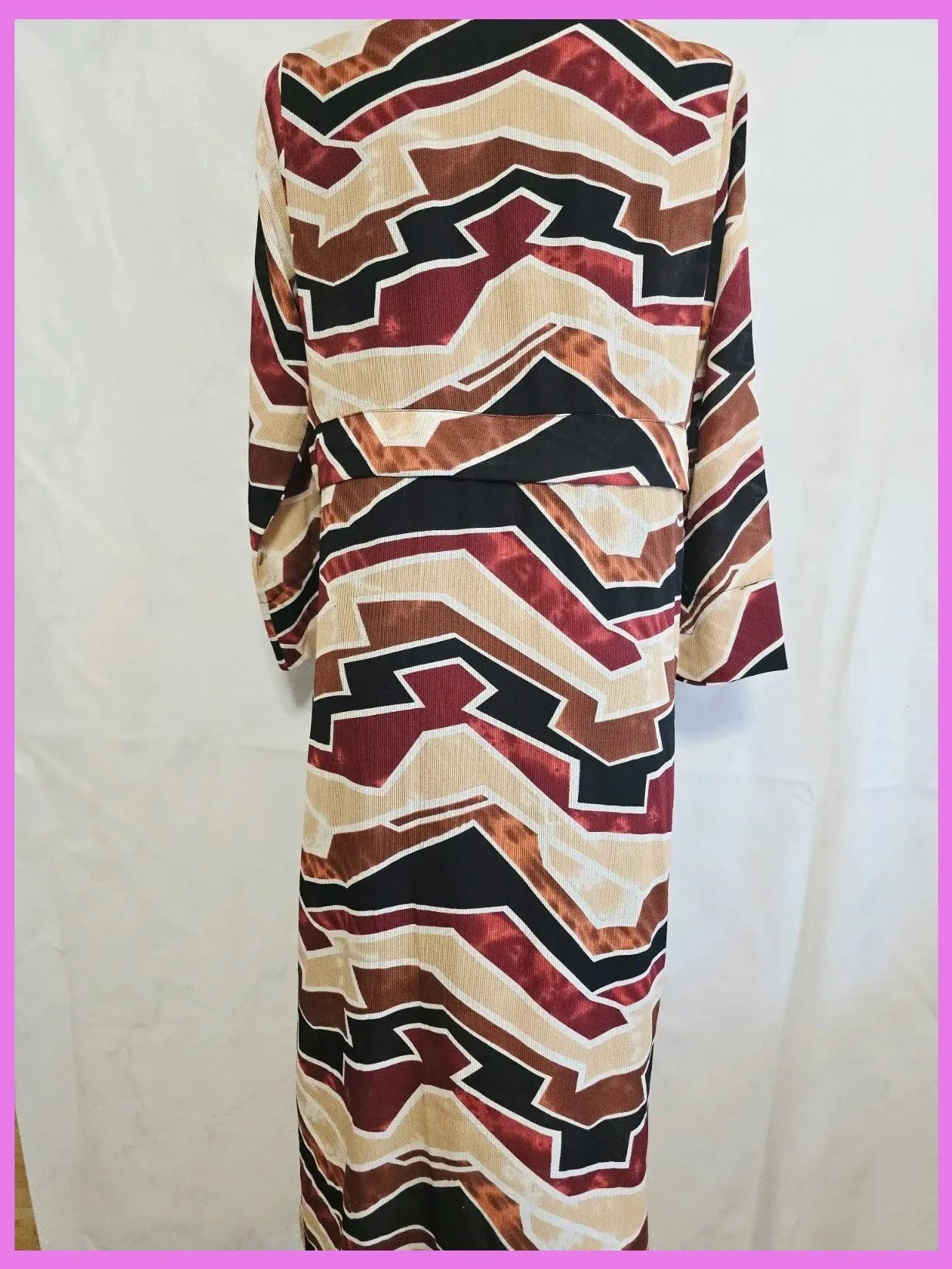 Vestido estampado ancho sisa 56 cm – Vintage Dressing – taille Taille unique 4