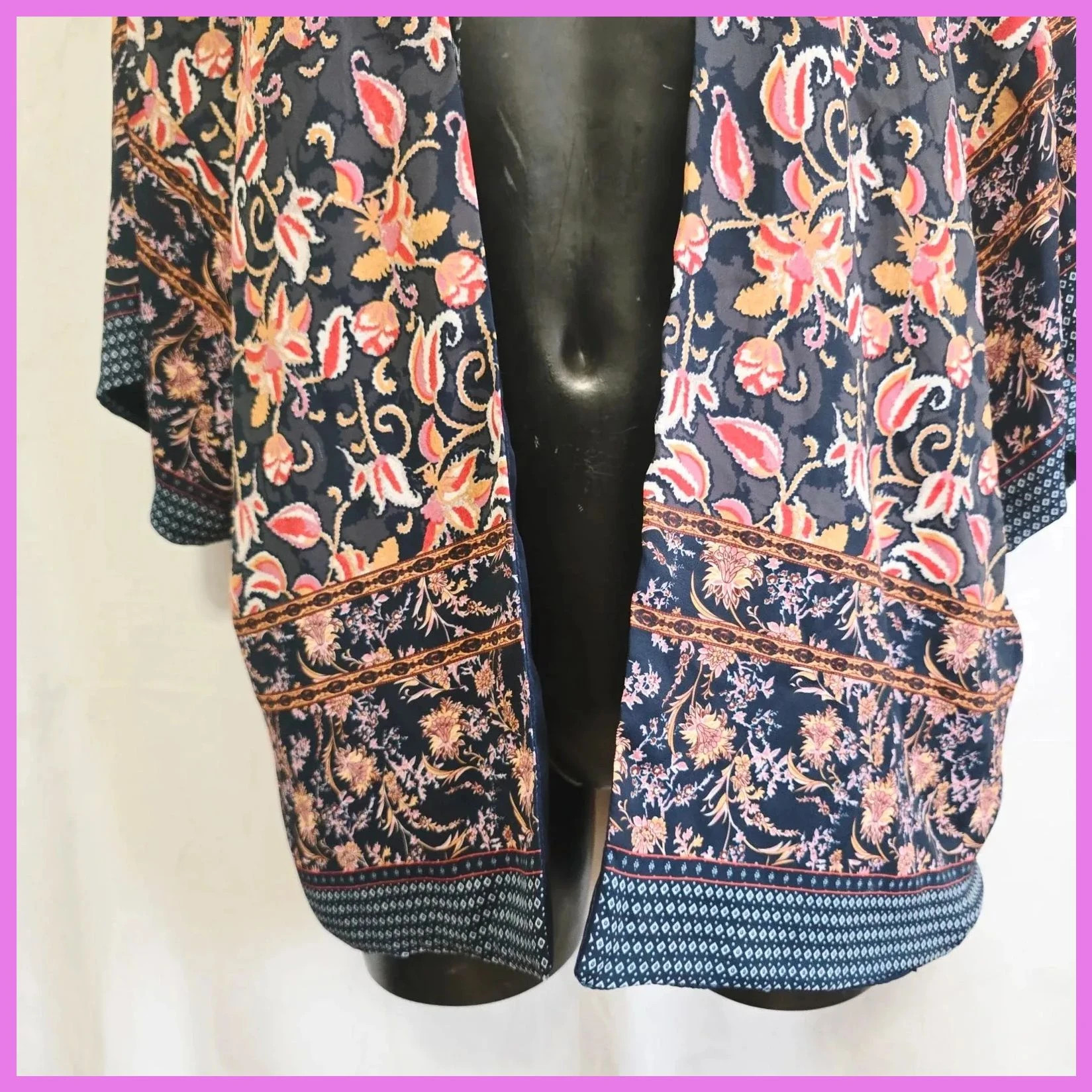 Kimono estampado talla única – GOO-IT – taille Taille unique 3