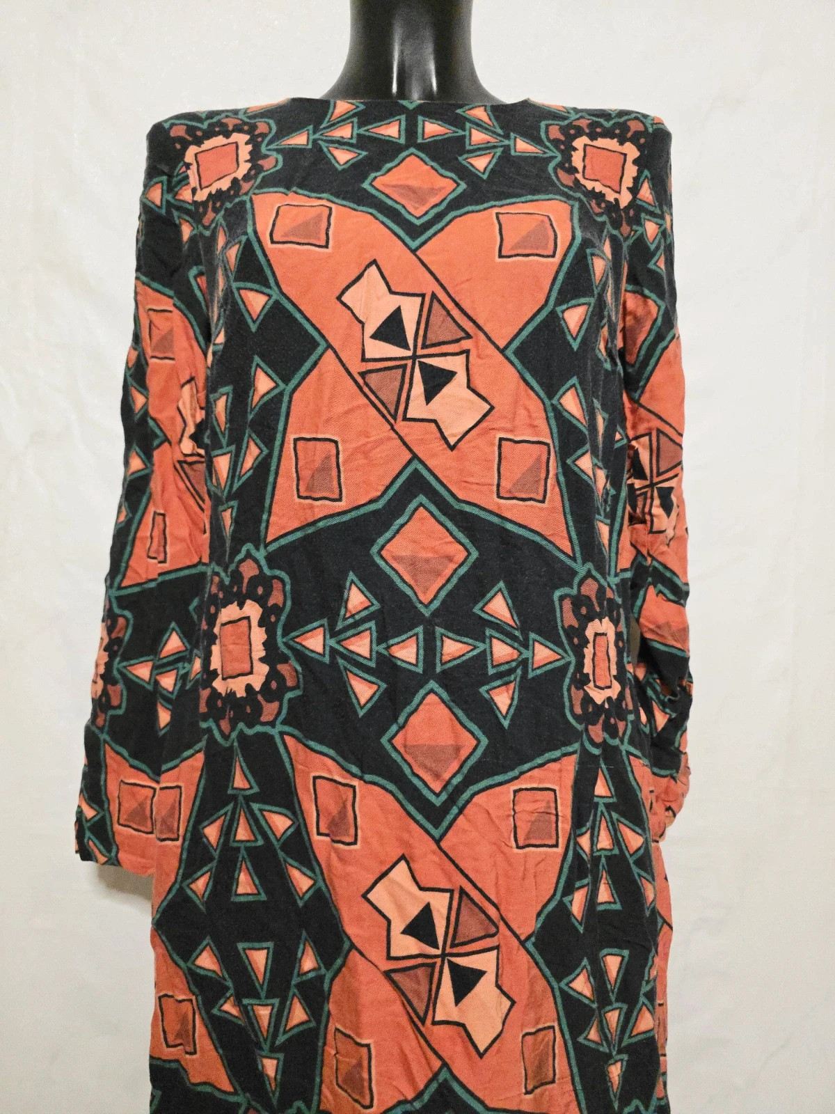 Vestido estampado 100% viscosa – Rick Cardona – taille L / 40 / 12 2