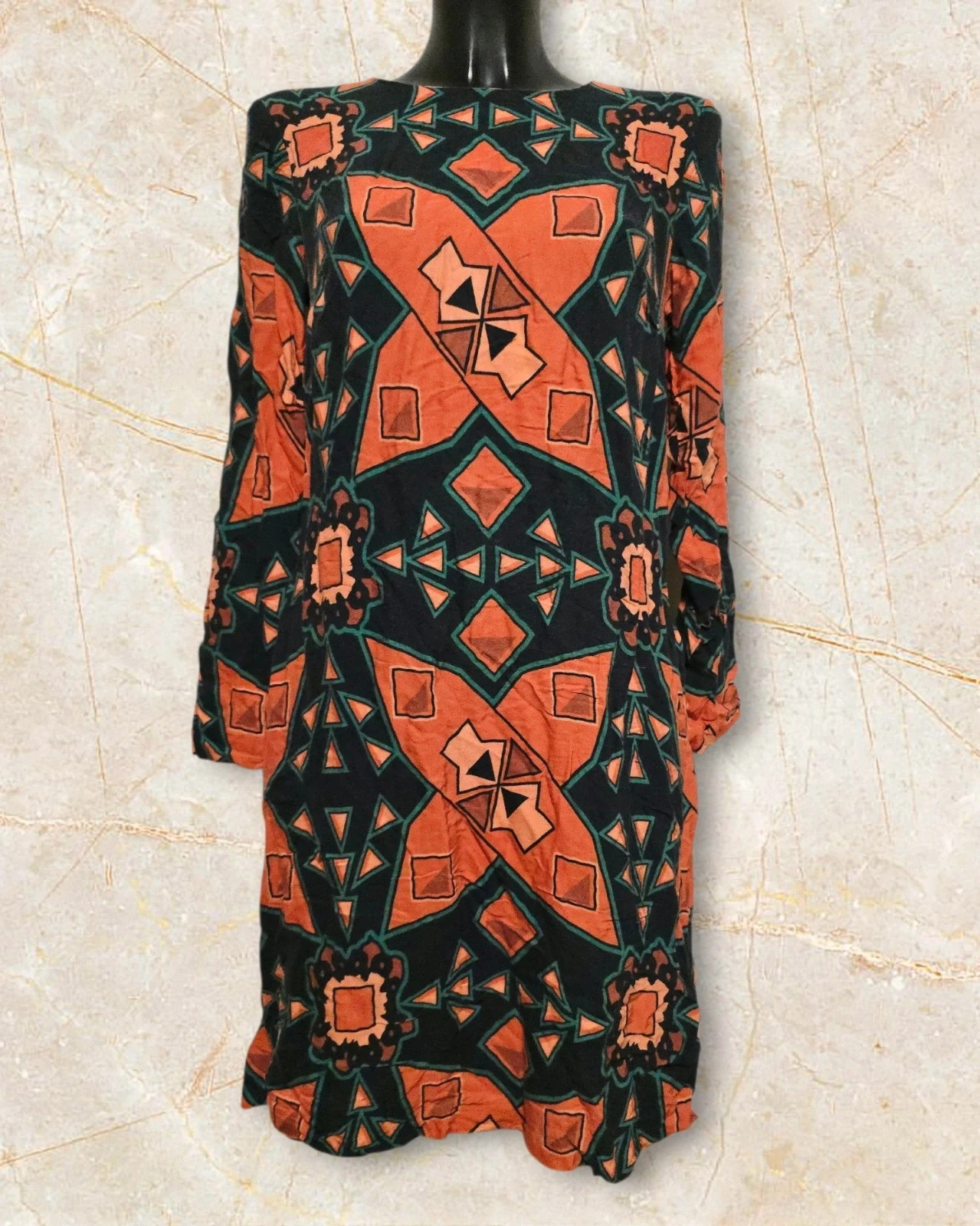 Vestido estampado 100% viscosa – Rick Cardona – taille L / 40 / 12