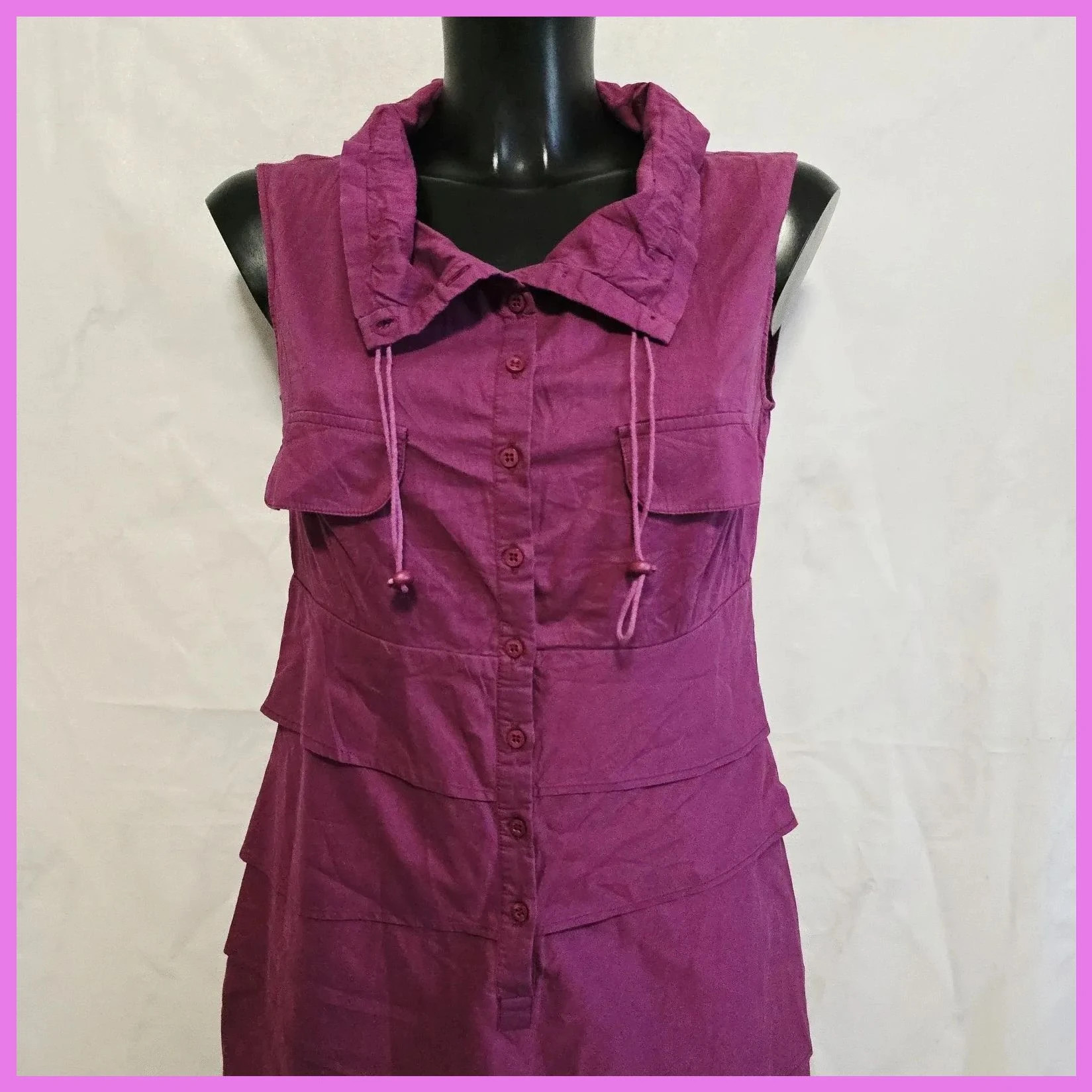 Vestido de verano 100% algodón – Adolfo Dominguez – taille L / 40 / 12 3
