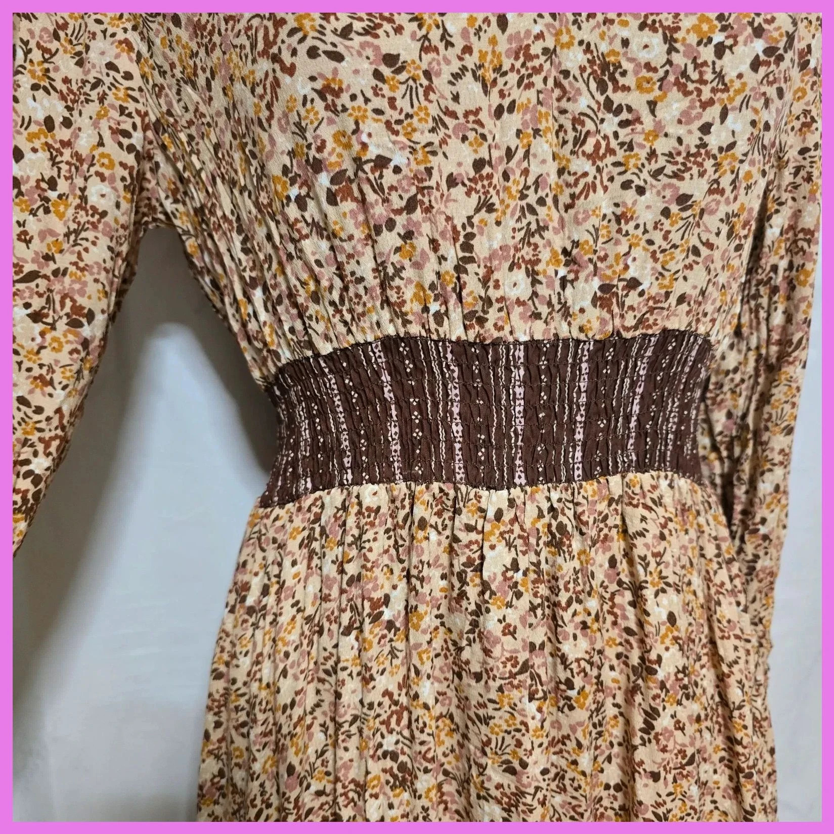 Vestido estampado talla 40 – Cherry Paris – taille L / 40 / 12 5